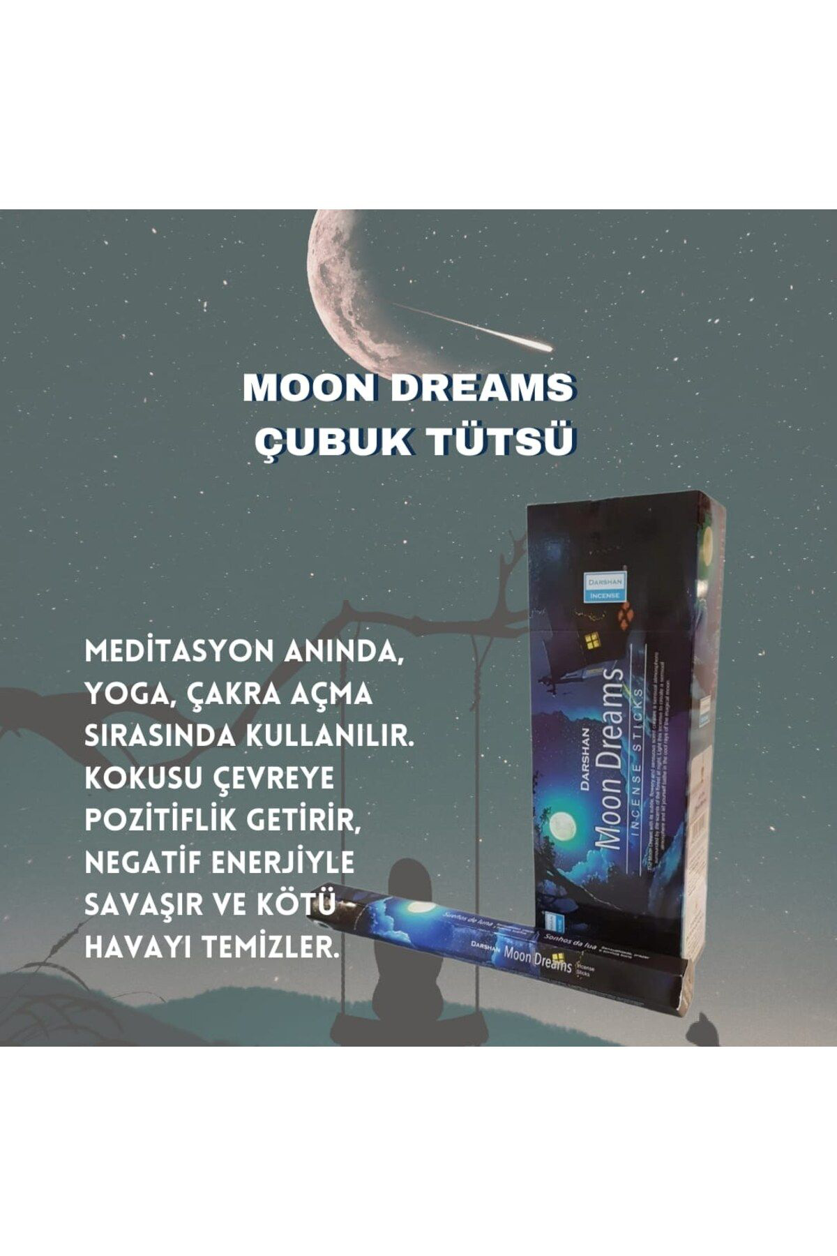 Darshan Moon Dreams ( Ay Rüyası ) Tütsü 20 Çubuk