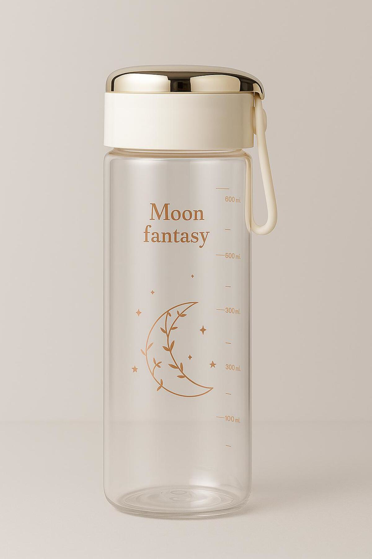 Moon Fantasy 400 ml Bej Taşınabilir Matara