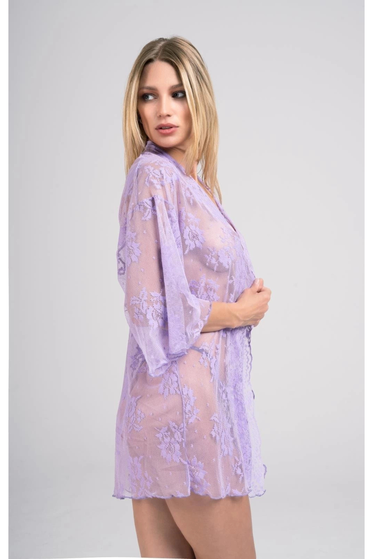 Moonlight Underwear Moonlight 9356 Dantel Sabahlık Fantezi String Takım