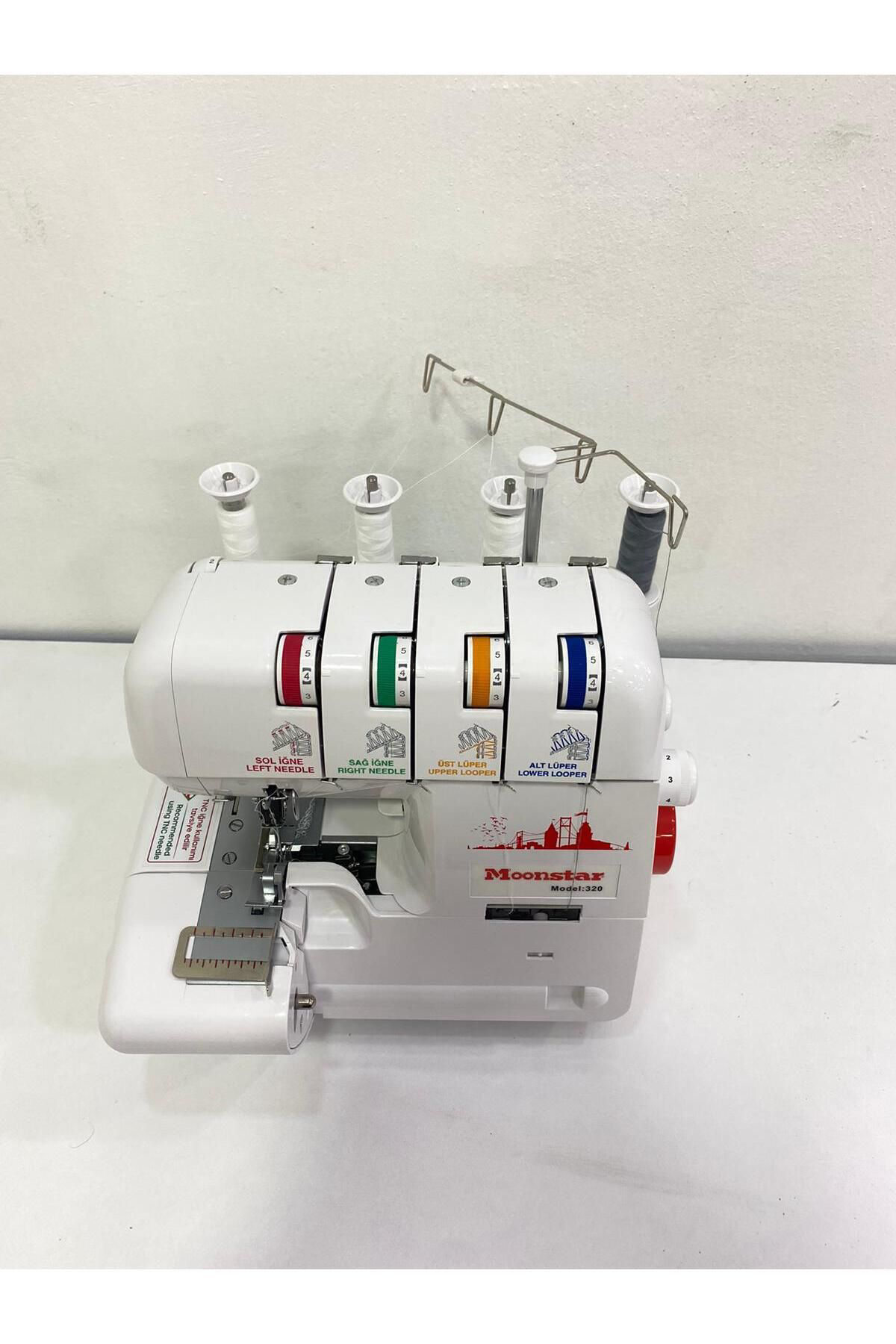 Kuffon Moonstar 320 Ev Tipi 3 - 4 İplik Overlok Dikiş Makinesi
