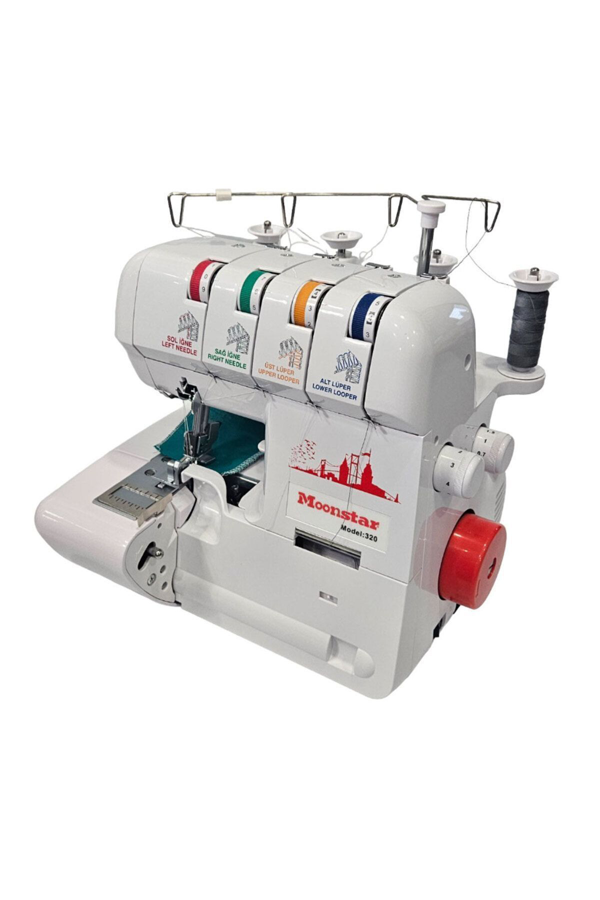 Kuffon Moonstar 320 Ev Tipi 3 - 4 İplik Overlok Dikiş Makinesi