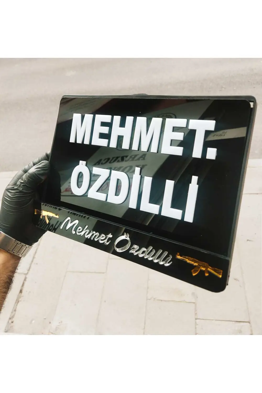 Moorsiklet Pleksi Dekor Lazer Kesim | Isime Özel Plakalık | Kişiy