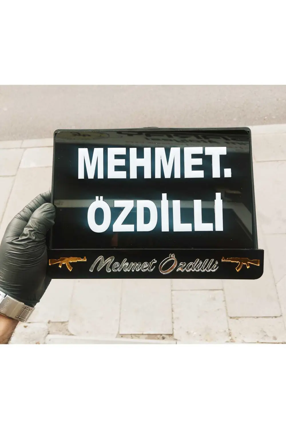 Moorsiklet Pleksi Dekor Lazer Kesim | Isime Özel Plakalık | Kişiy