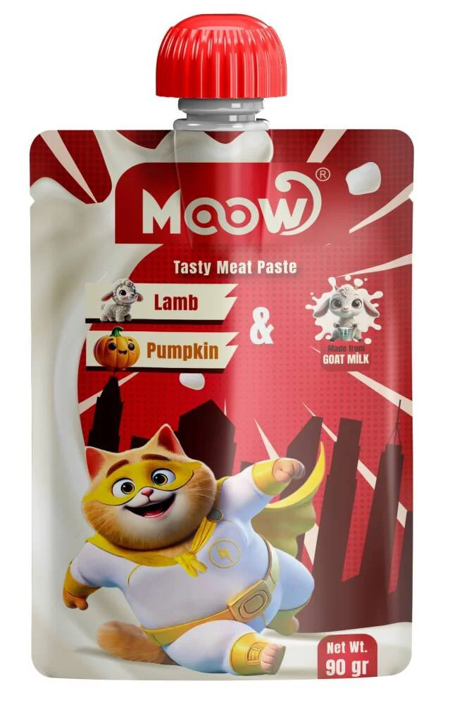 Moow Kuzu Etli Ve Bal Kabaklı Keçi Sütlü Kedi Et Ezmesi 90 gr