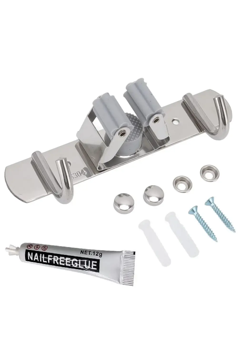 Mop Bez Havlı Askısı Duvara Monte – Paslanmaz Çelik Temizlik Apar