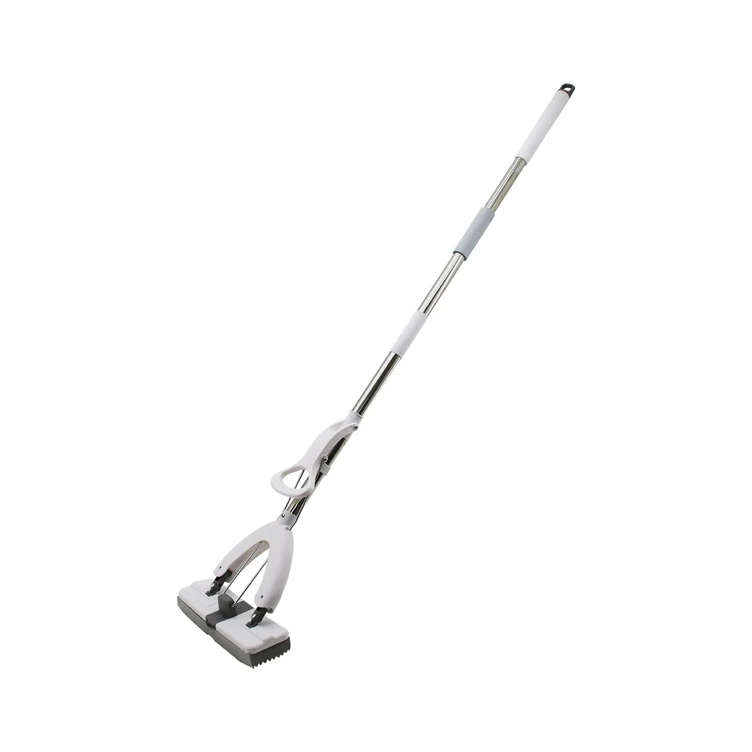 Mop Kendinden Sıkmalı Pva Sünger Mop - Kelebek Mop Krom Sap = 110CM + Plastik BAŞLIK=135CM