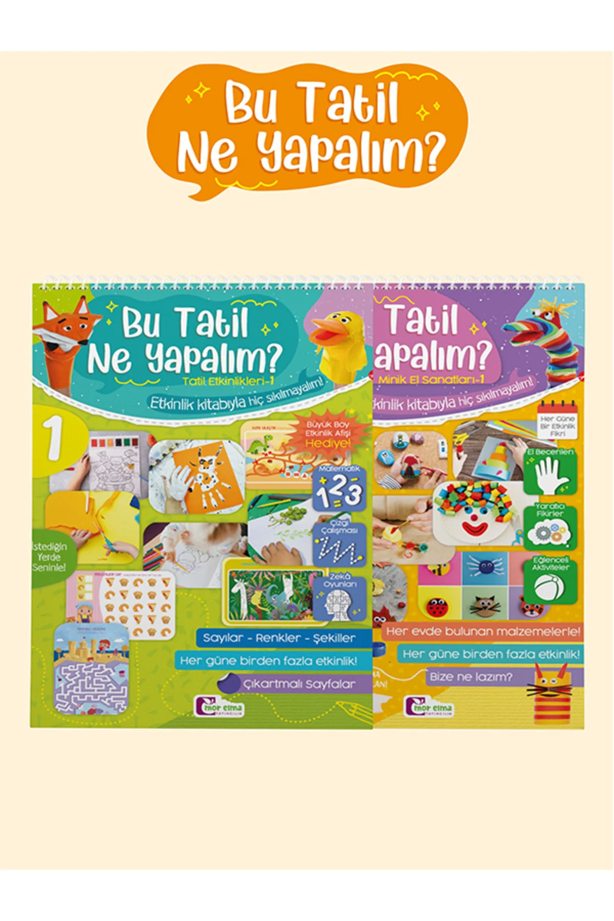 Mor Elma Yayınları Bu Tatil Ne Yapmalıyım 1 (4 YAŞ OKUL ÖNCESİ TA Fiyatı, Yorumları ve Özellikleri