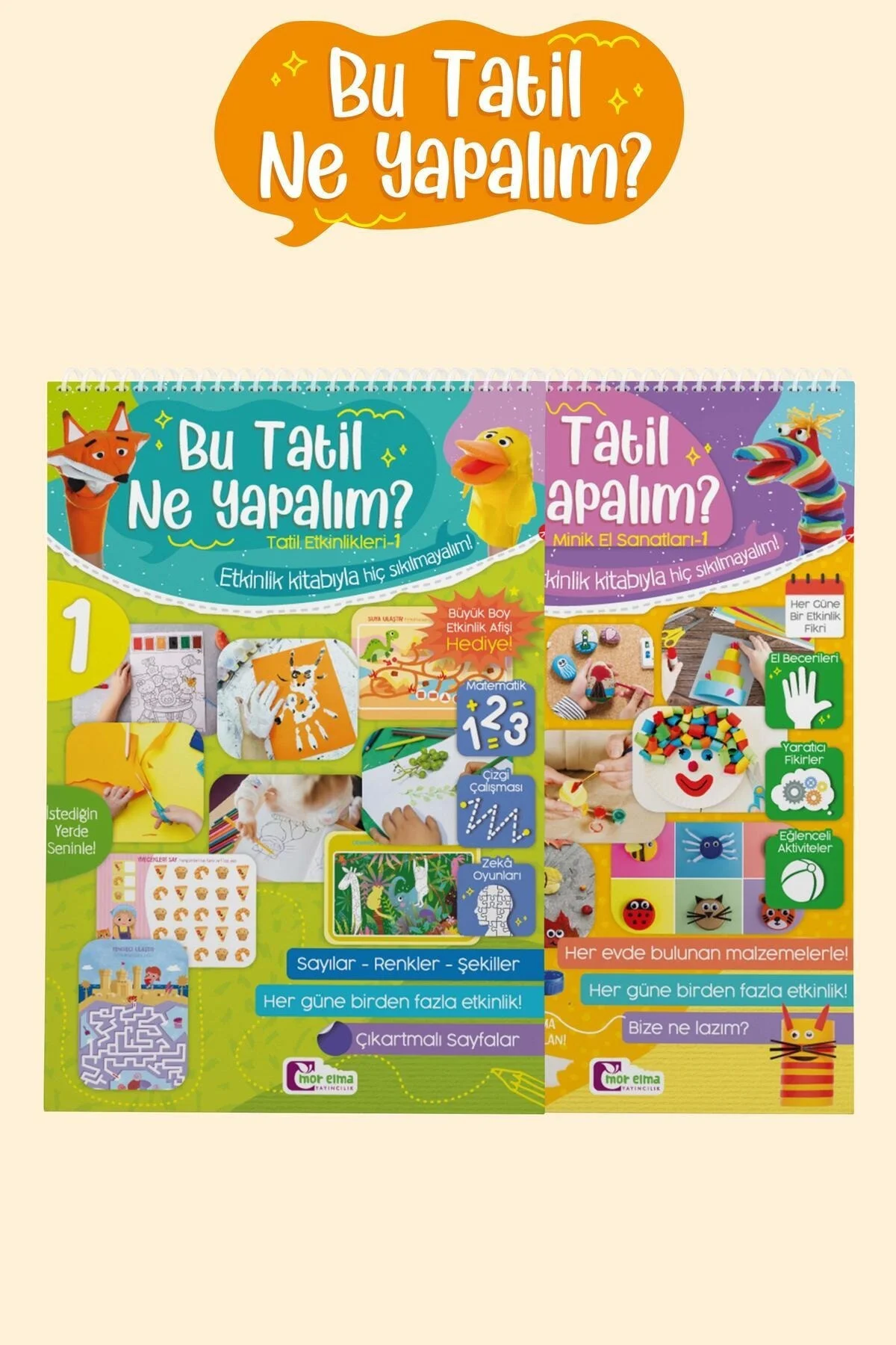 Mor Elma Yayınları Bu Tatil Ne Yapmalıyım 1 (4 YAŞ OKUL ÖNCESİ TA Fiyatı, Yorumları ve Özellikleri