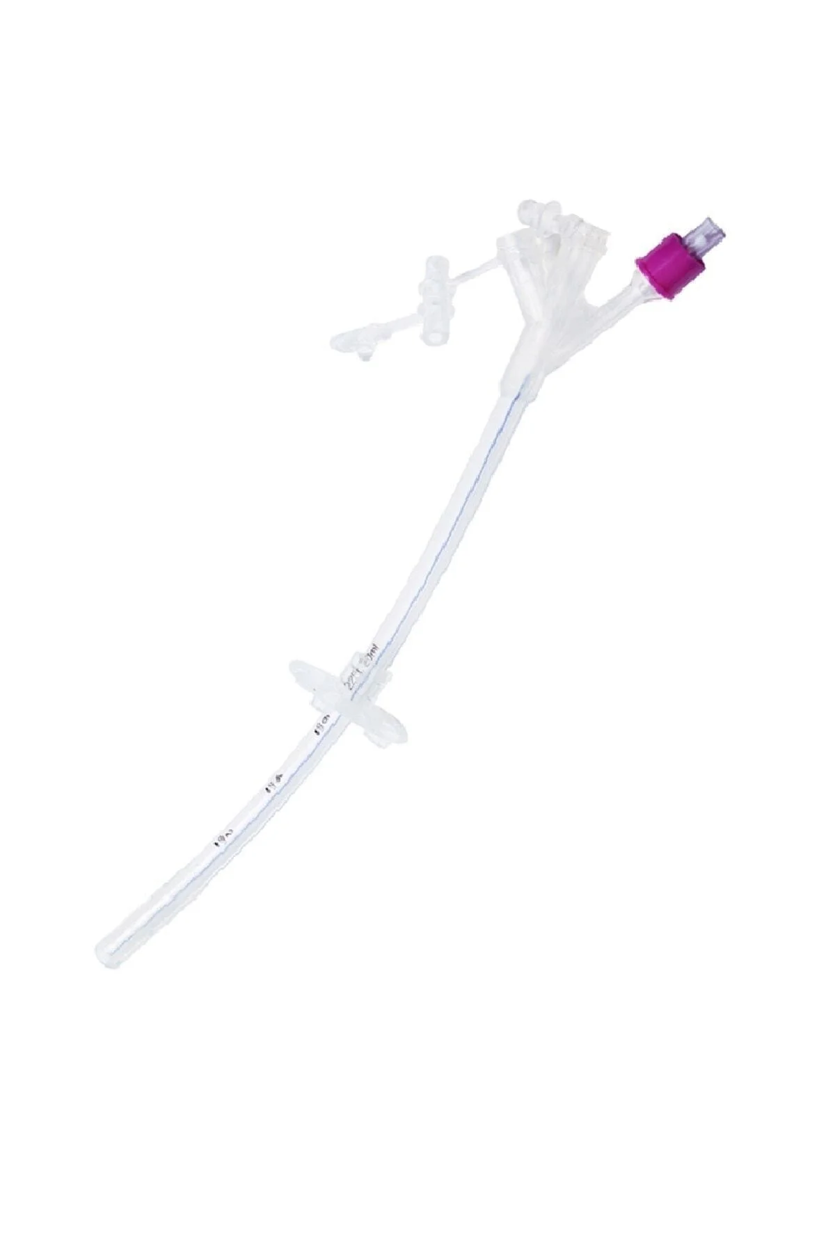 Mor Gastrostomi Beslenme Tüpü %100 Silikon Tüp