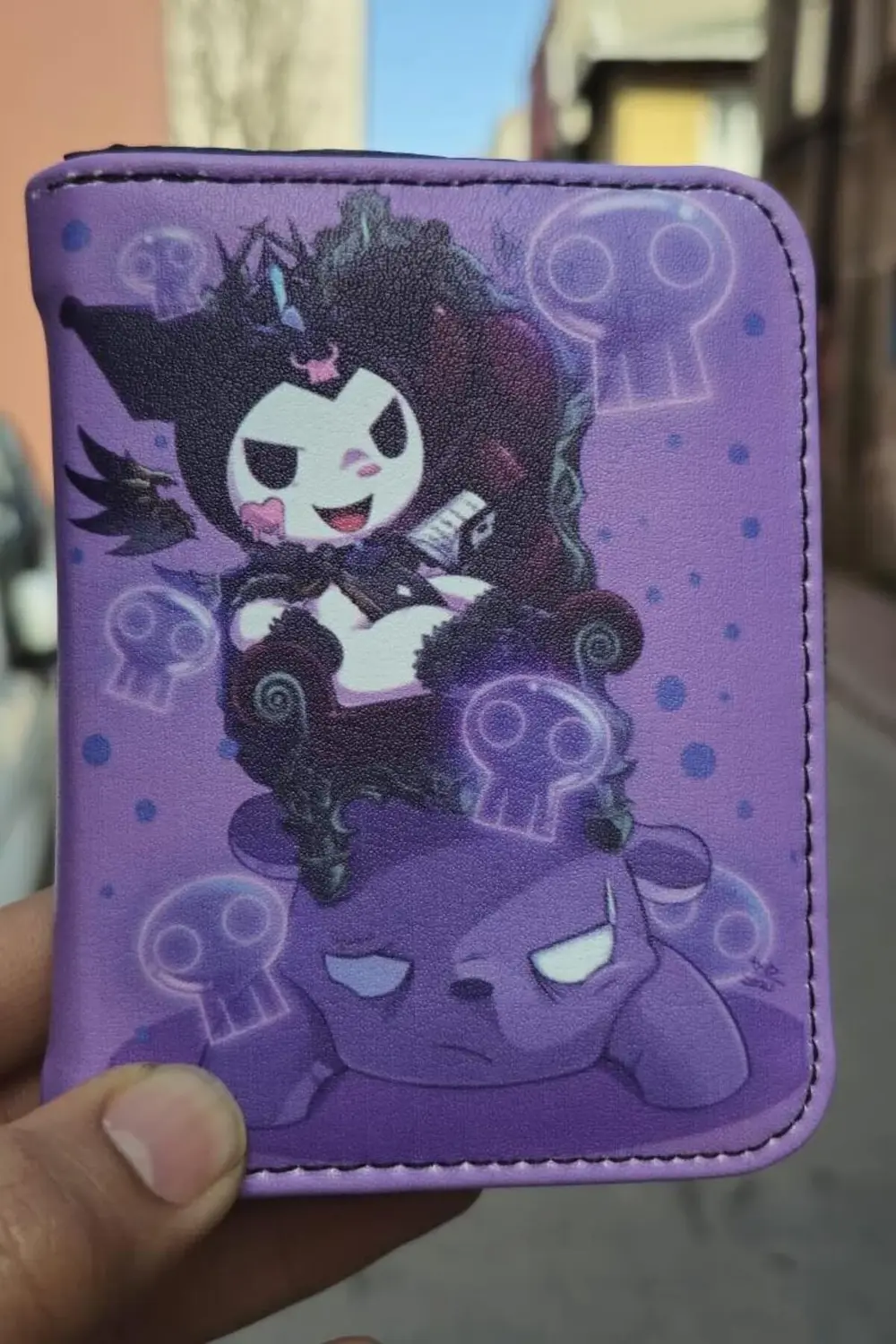 Mor Kuromi's Darkness Kısa Cüzdan