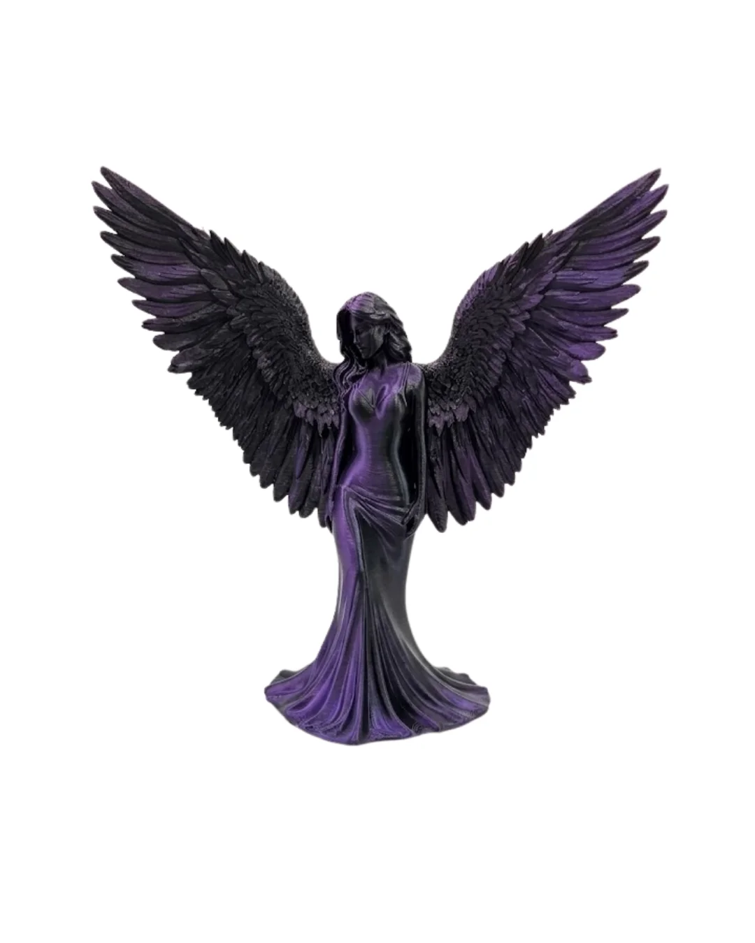 Mor Melek Biblo Küçük Boy Dekoratif Angel Figür Modern Ev Aksesua