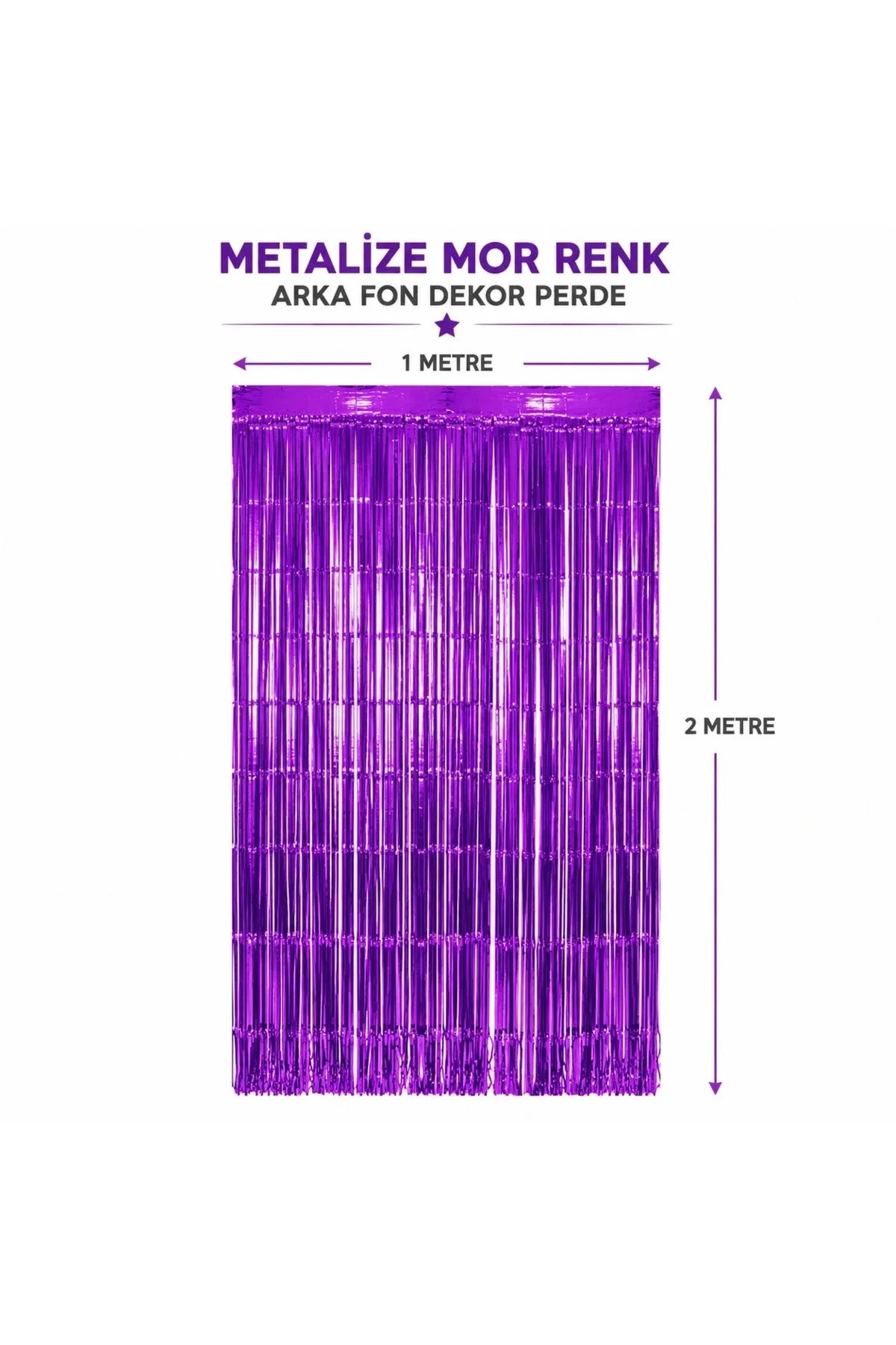 Mor Metalize Parti Perdesi 100X200 Cm – Kapı Ve Arka Fon Perdesi Mor Metalize Parti Perdesi 100X200 Cm – Kapı Ve Arka Fon Perdesi