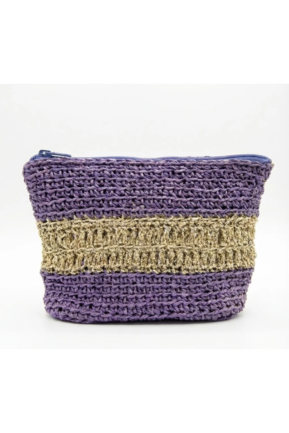 Mor Örgü Çanta Küçük