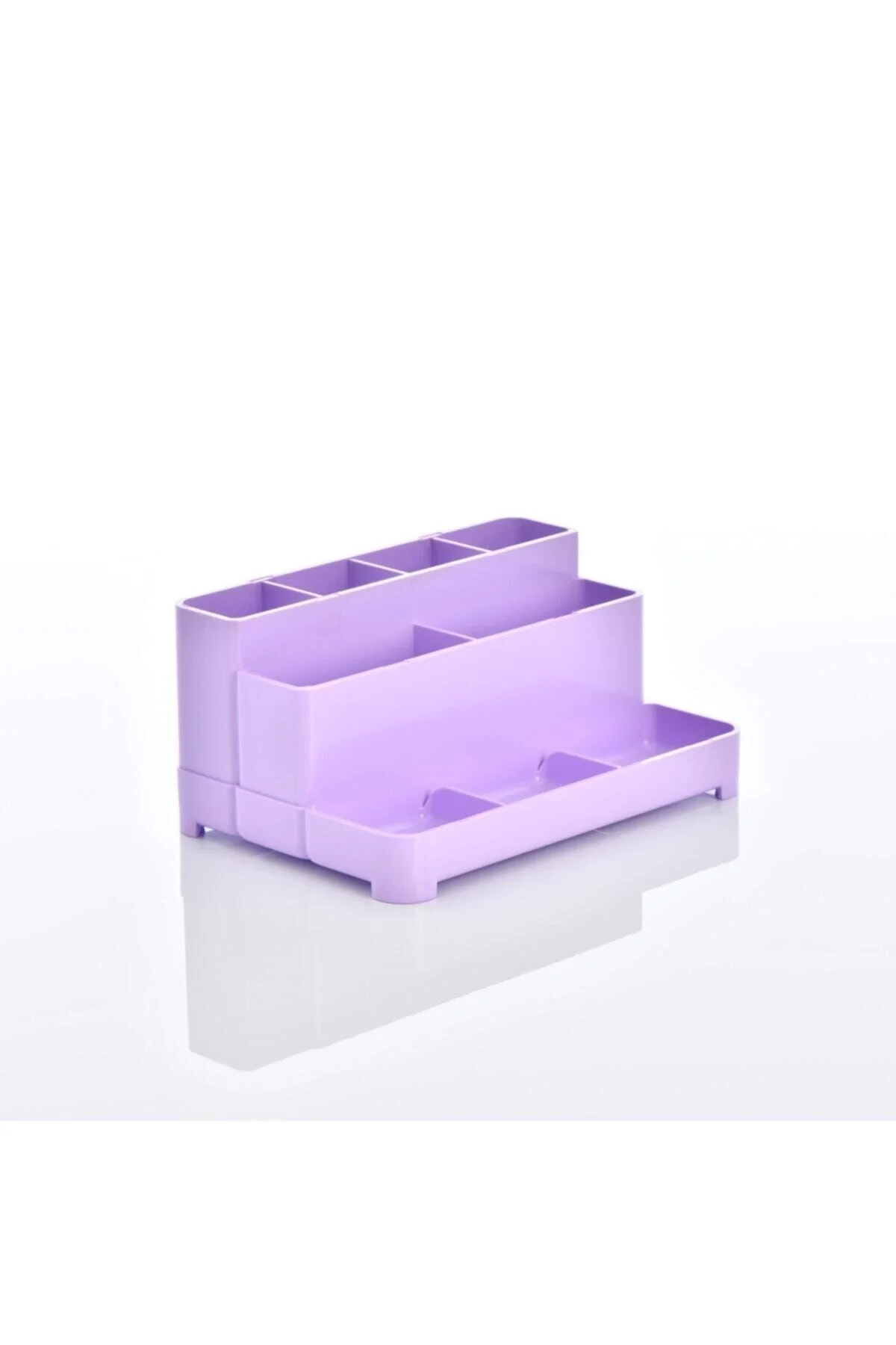 Mor Plastik  Bölmeli Kalemlik