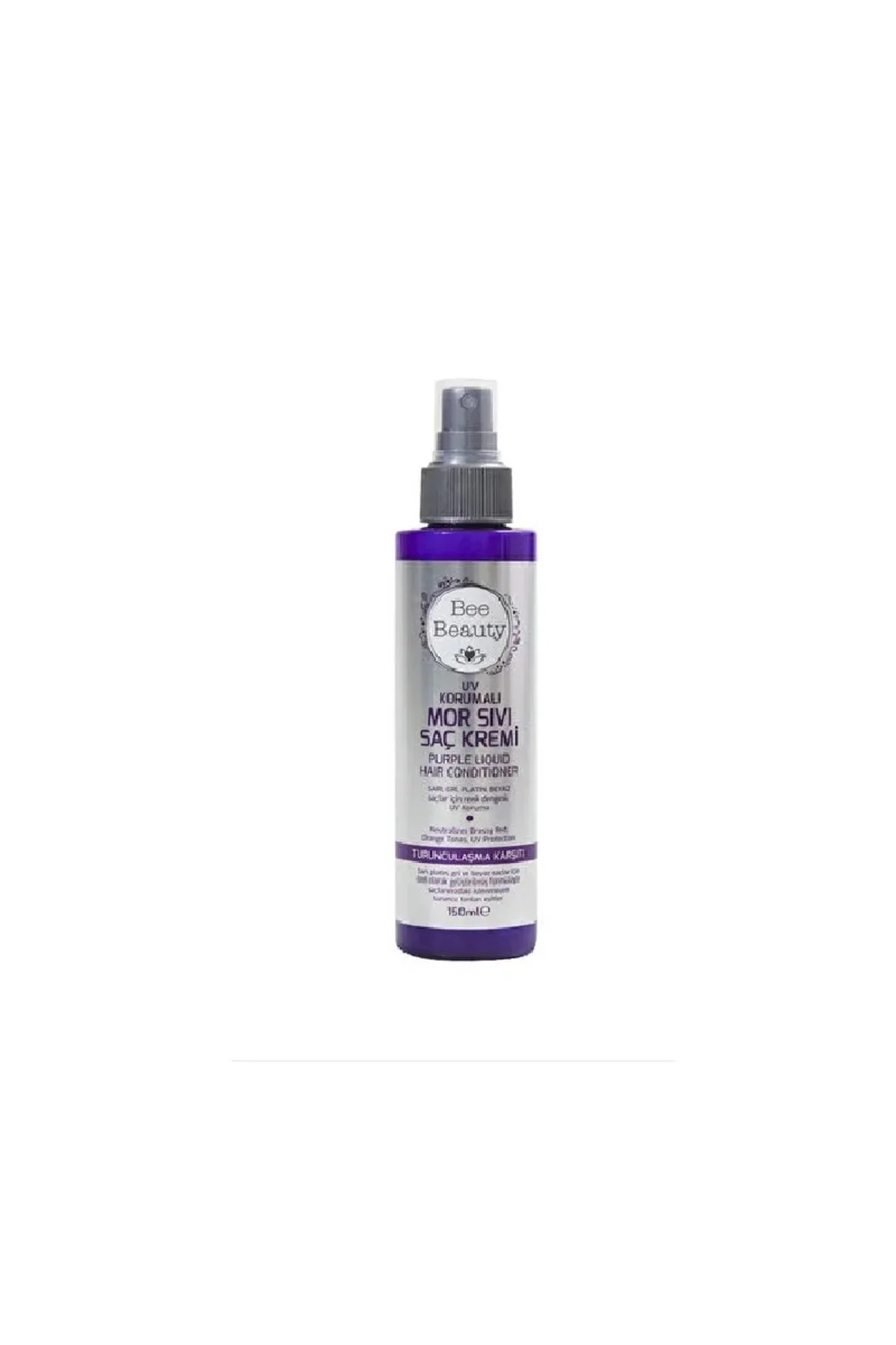 Mor Sıvı Saç Kremi 150 ml Turunculaşma Karşıtı Renkli Saçlar Için