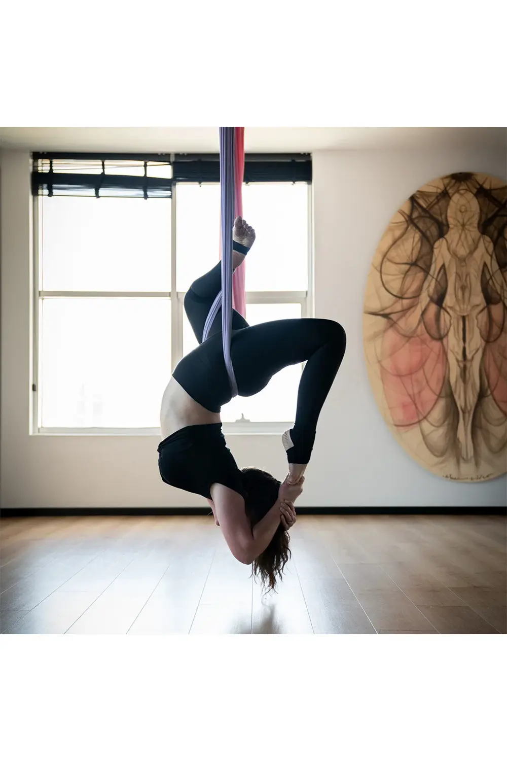 Mor Yoga Salıncak/Hamak Seti - Antigravity - Aerial Yoga - Yoga T