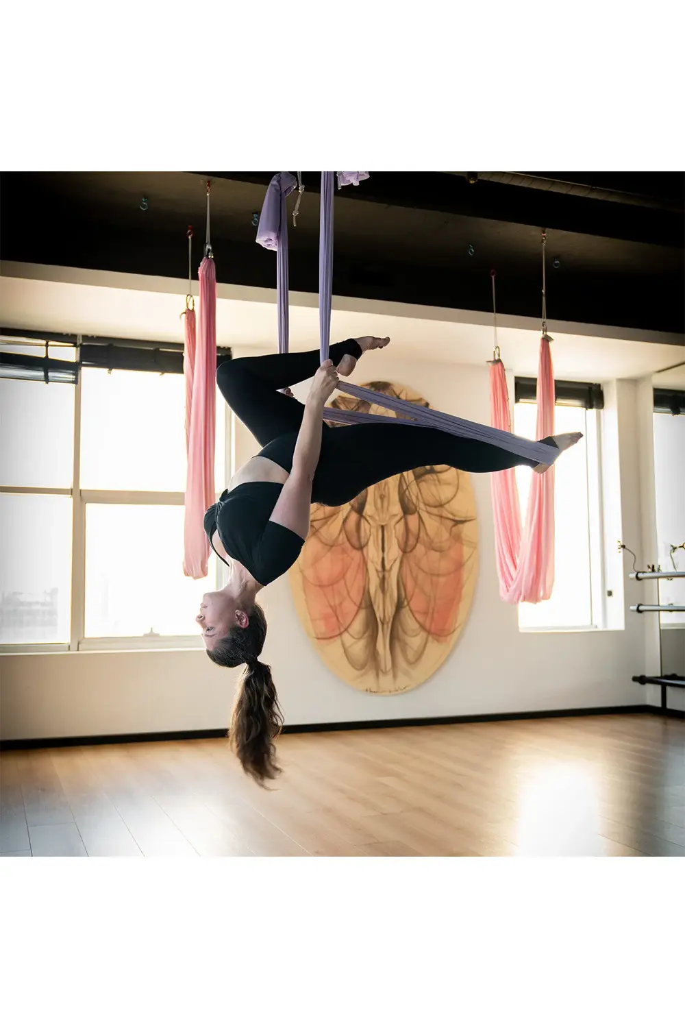 Mor Yoga Salıncak/Hamak Seti - Antigravity - Aerial Yoga - Yoga T