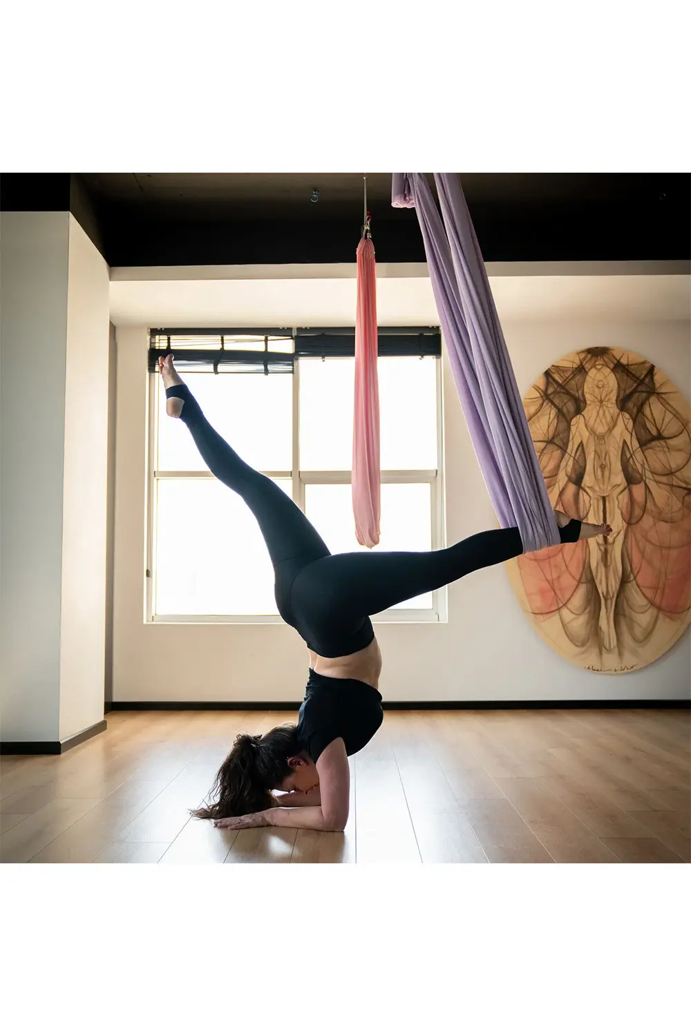 Mor Yoga Salıncak/Hamak Seti - Antigravity - Aerial Yoga - Yoga T