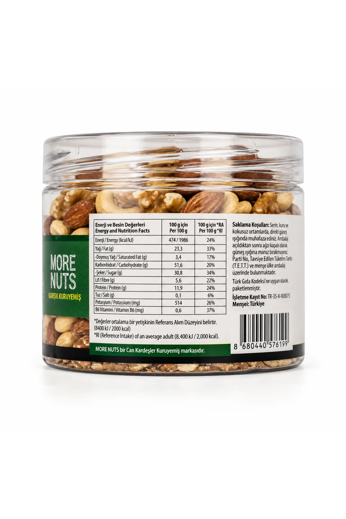 MORE NUTS BALANCE 110 GR Fiyatı, Yorumları ve Özellikleri
