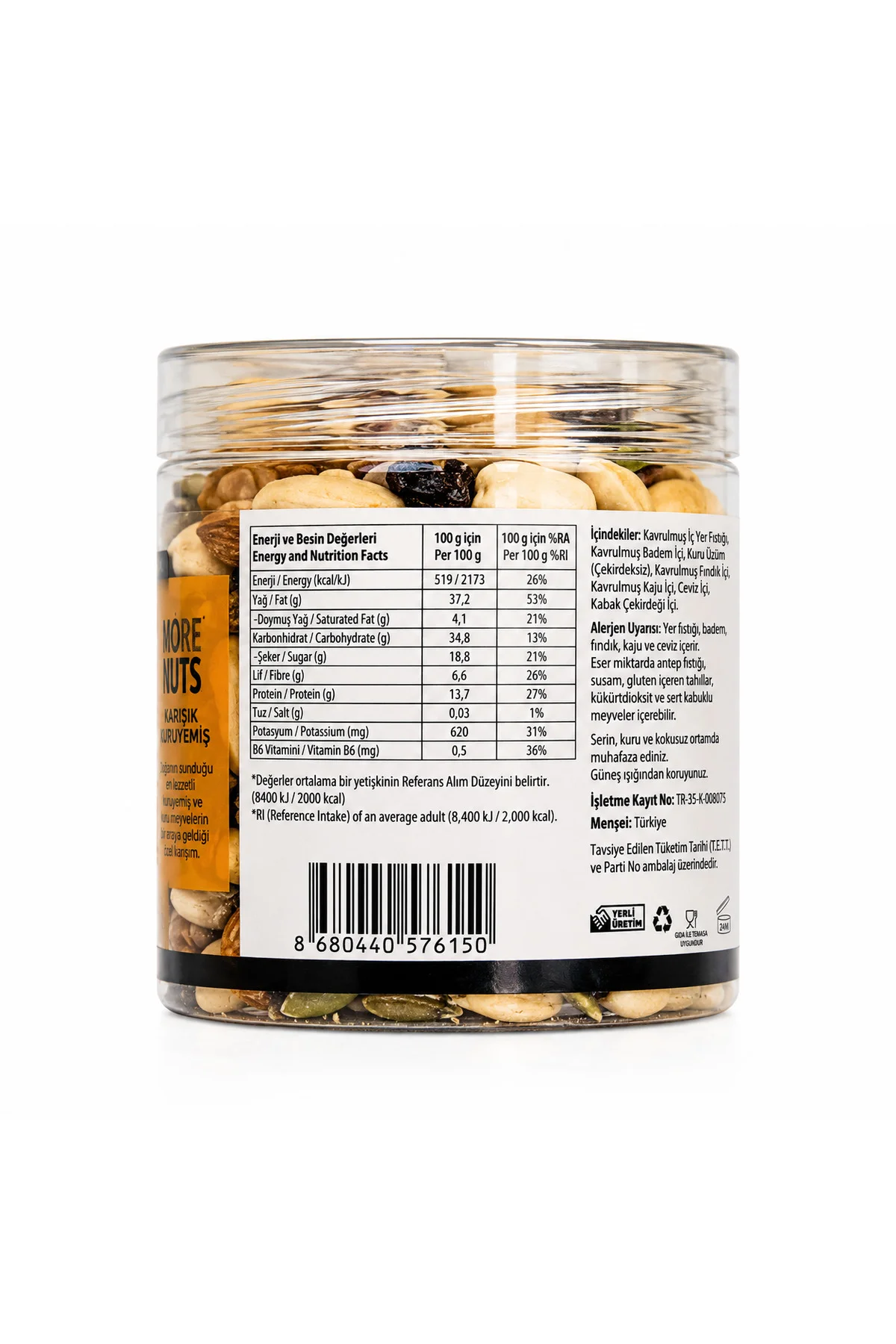 MORE NUTS PROTEIN 160 GR Fiyatı, Yorumları ve Özellikleri
