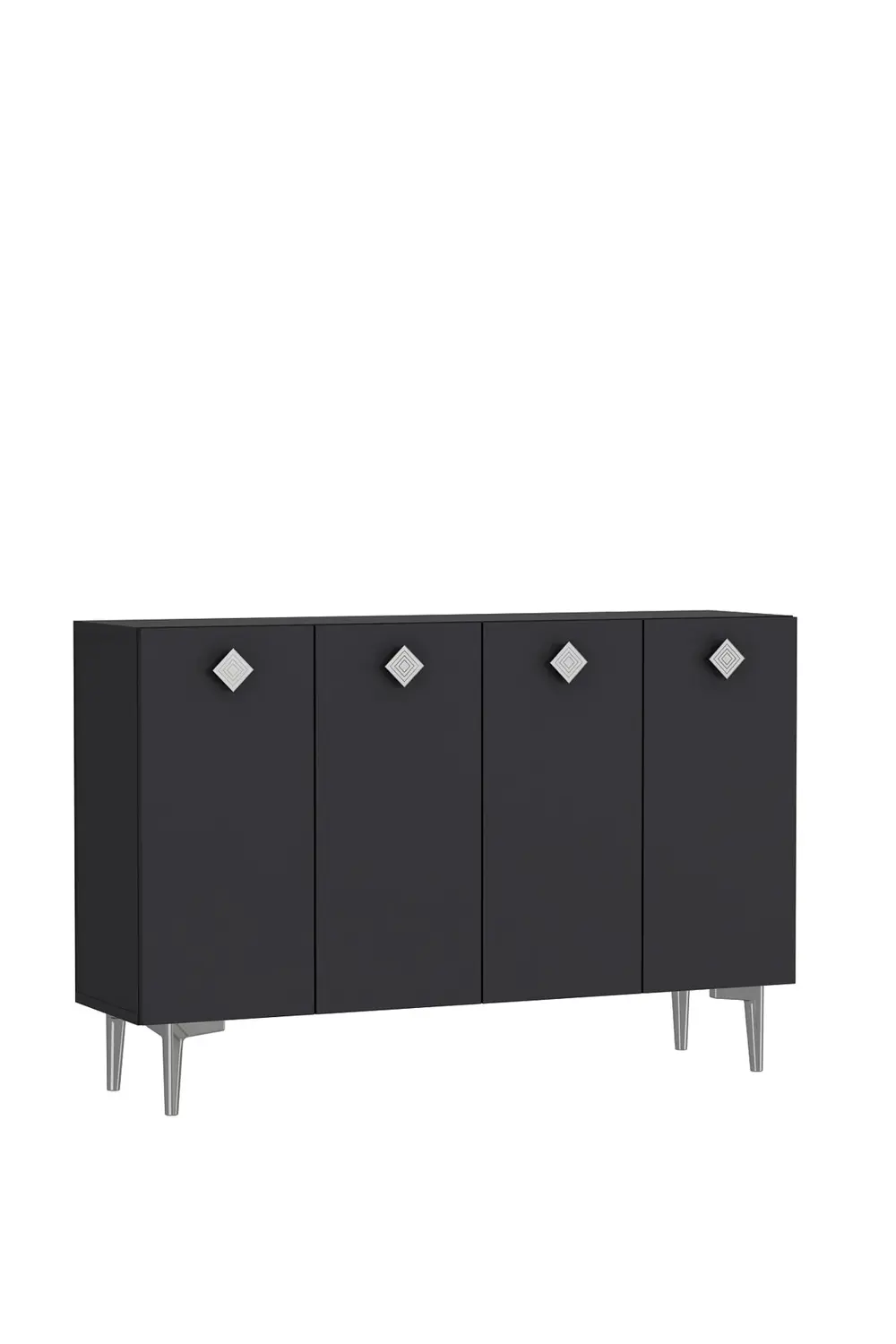 MORECT MUTFAK KİLER DOLABI ANTRASİT-ANTRASİT-GÜMÜŞ