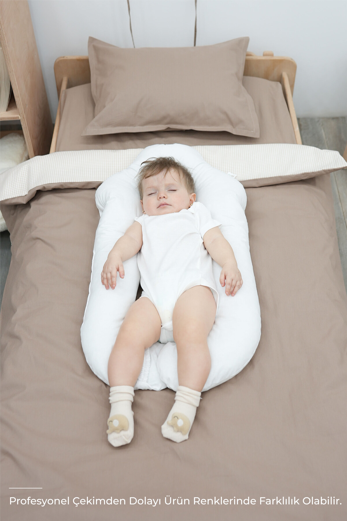 Moresleep 2'si 1 arada Bebek Sarılma ve Şekillendirme Yastığı, Dü