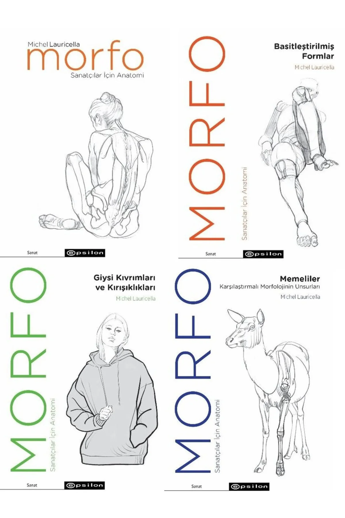 Morfo 4 Kitap Set / Sanatçılar İçin Anatomi Seti