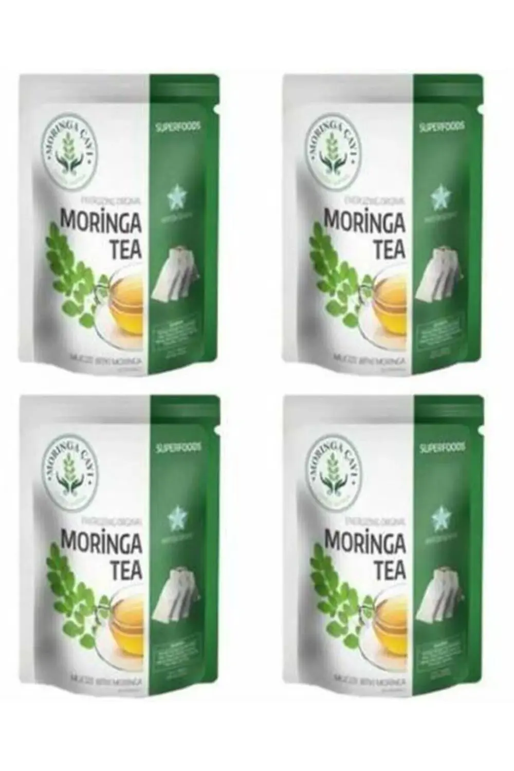 Black Natural Moringa Süzen Poşet Çay 4 Adet