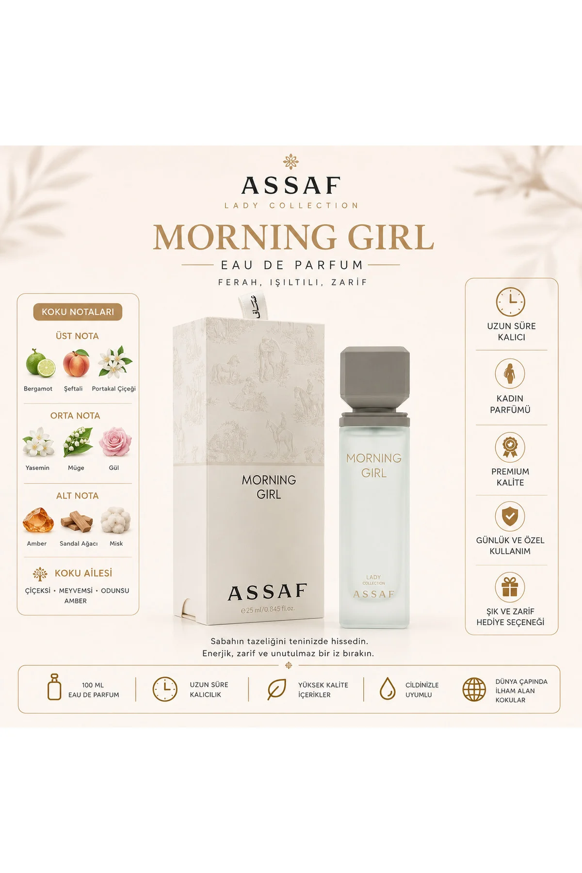 Morning Girl EDP 100 ML Kadın Parfüm Morning Girl EDP 100 ML Kadın Parfüm