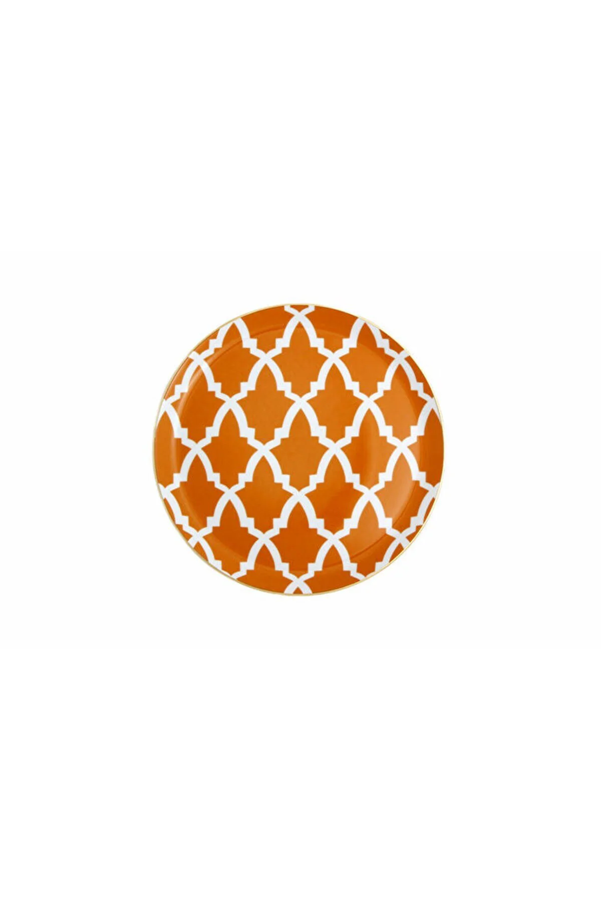 Morocco Ds3 Turuncu Düz Tabak 24 Cm