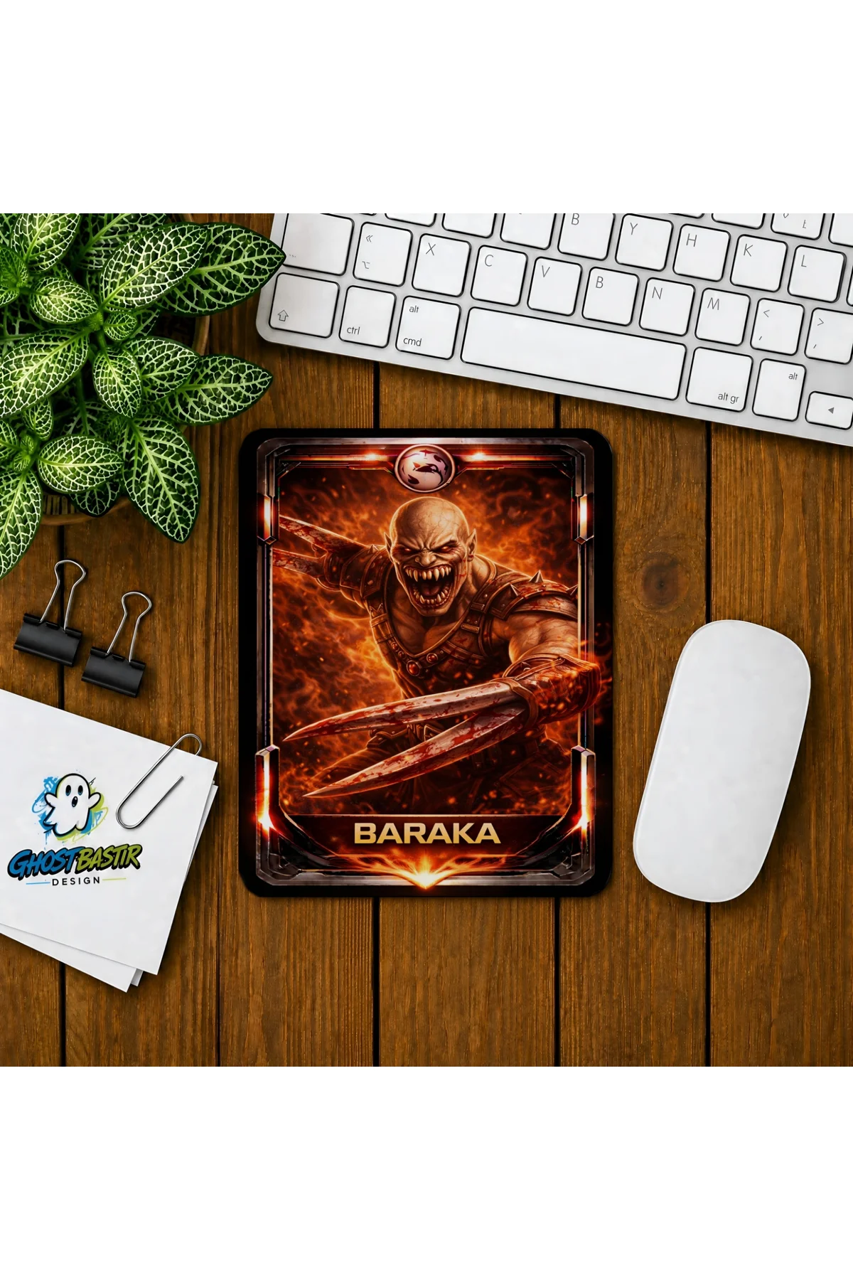 Mortal Kombat Baraka Baskılı Oyuncu Mousepad 0210