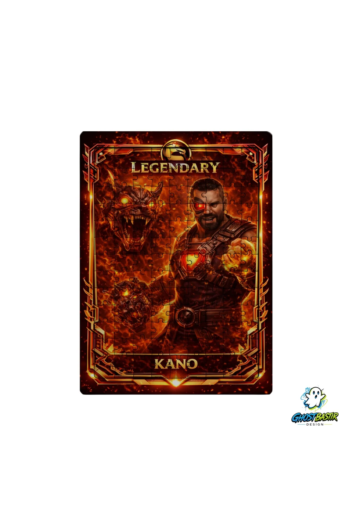 Mortal Kombat Kano 99 Parça Ayaklı Puzzle – Dekoratif Çocuk Yapbozu 0221