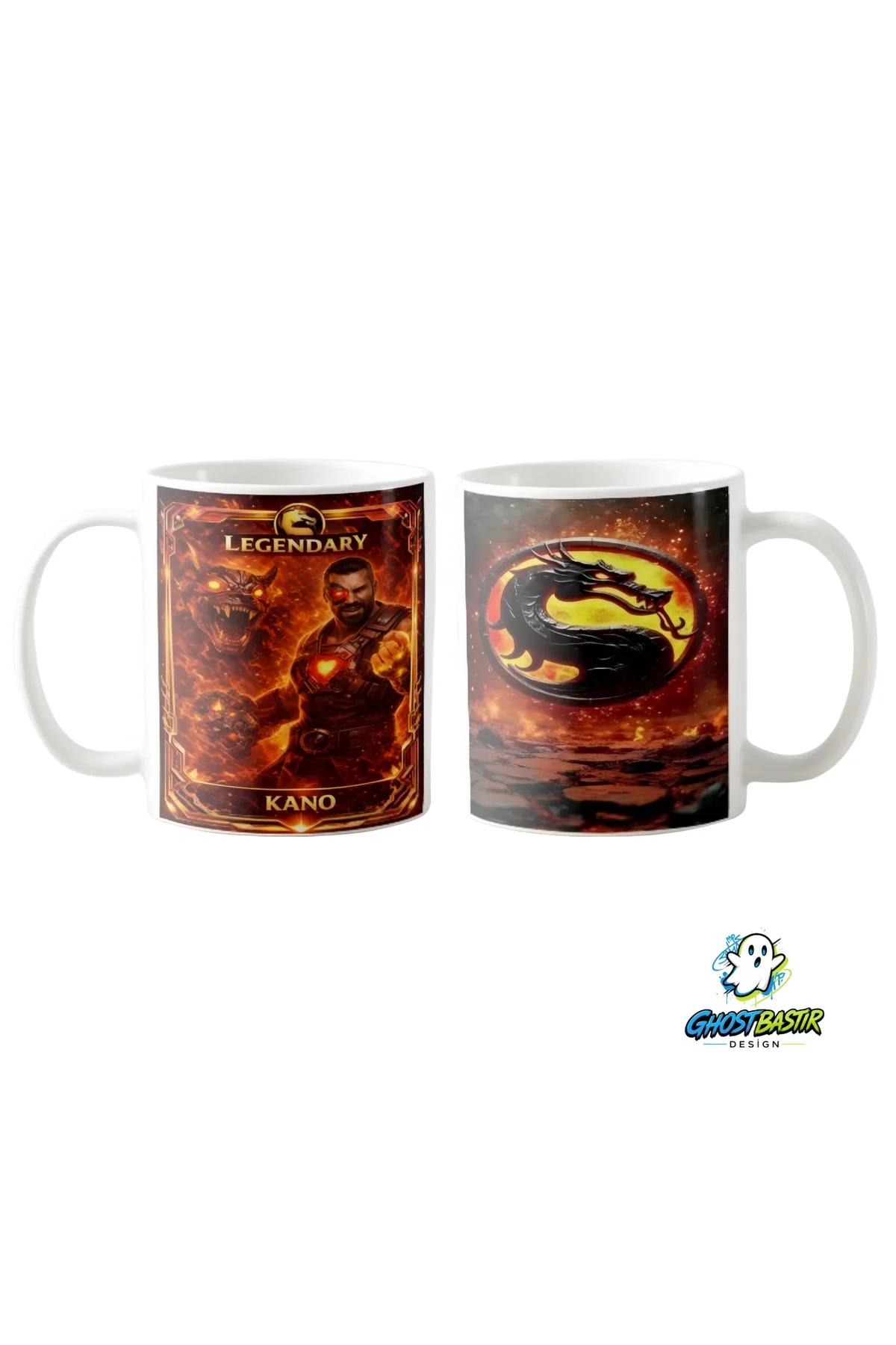 Mortal Kombat Kano Kupa Bardak | Tek Adet K0337