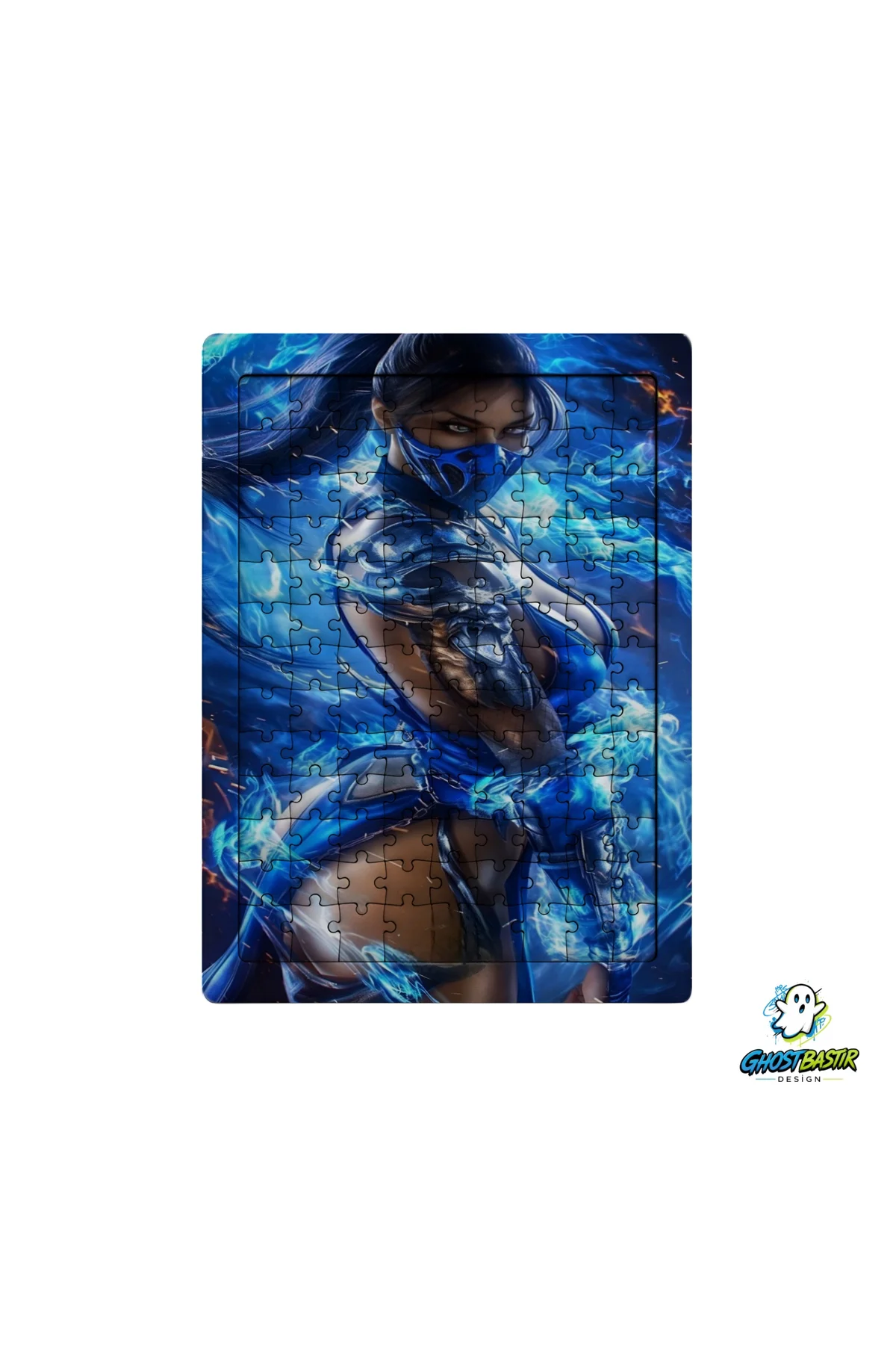 Mortal Kombat Kitana 99 Parça Ayaklı Puzzle – Dekoratif Çocuk Yapbozu 0225
