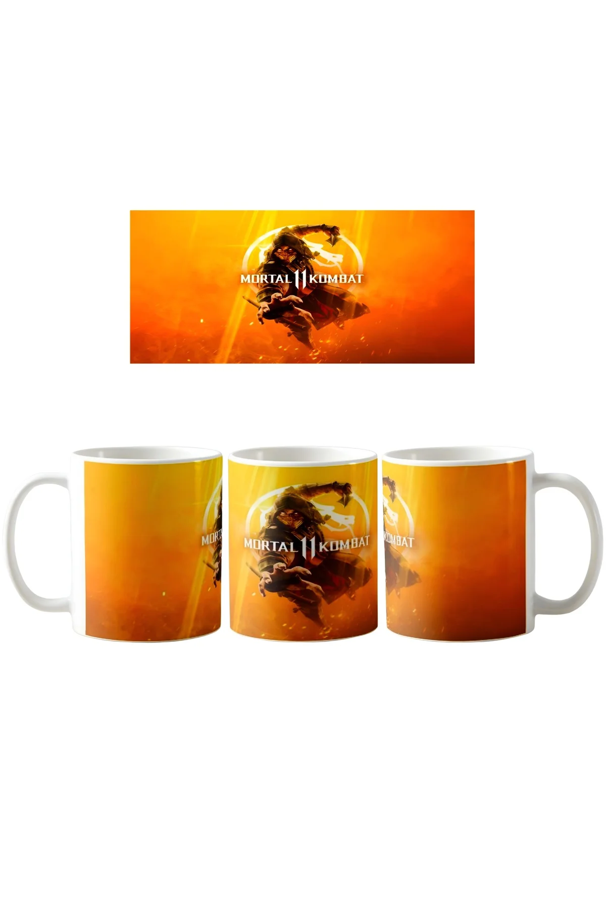 Mortal Kombat Kupa Bardak | Tek Adet K088
