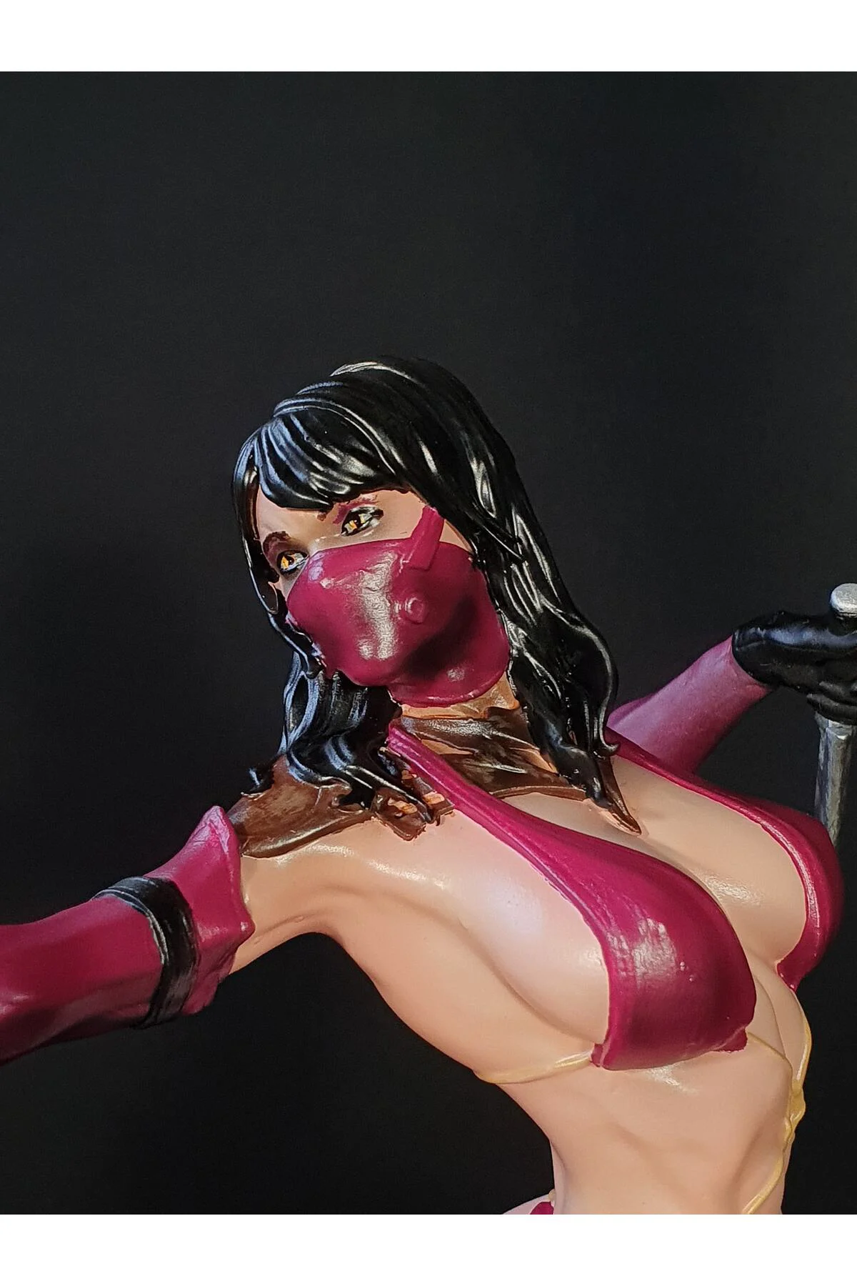 Mortal Kombat Mileena Figür Mortal Kombat Mileena Obje Büyük Boy 25CM