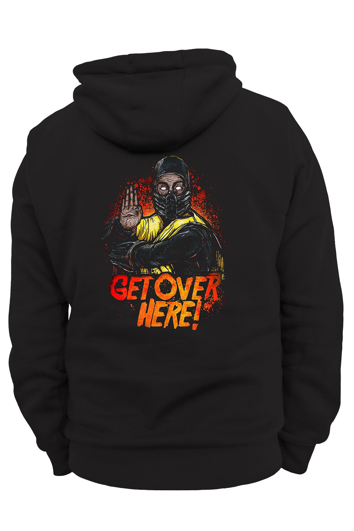 Remonz Mortal Kombat Scorpion Baskılı 3 İplik Şardonlu Kalın