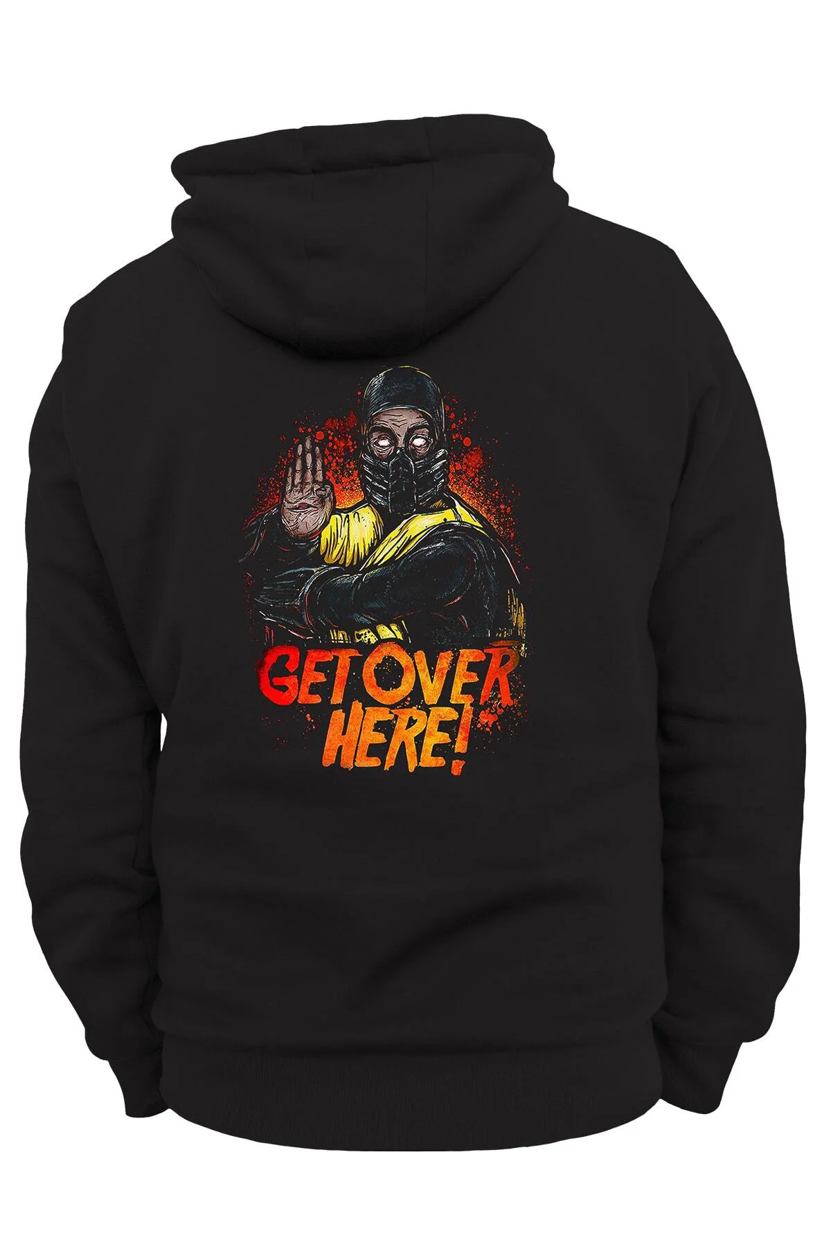 Mortal Kombat Scorpion Baskılı 3 İplik Şardonlu Kalın