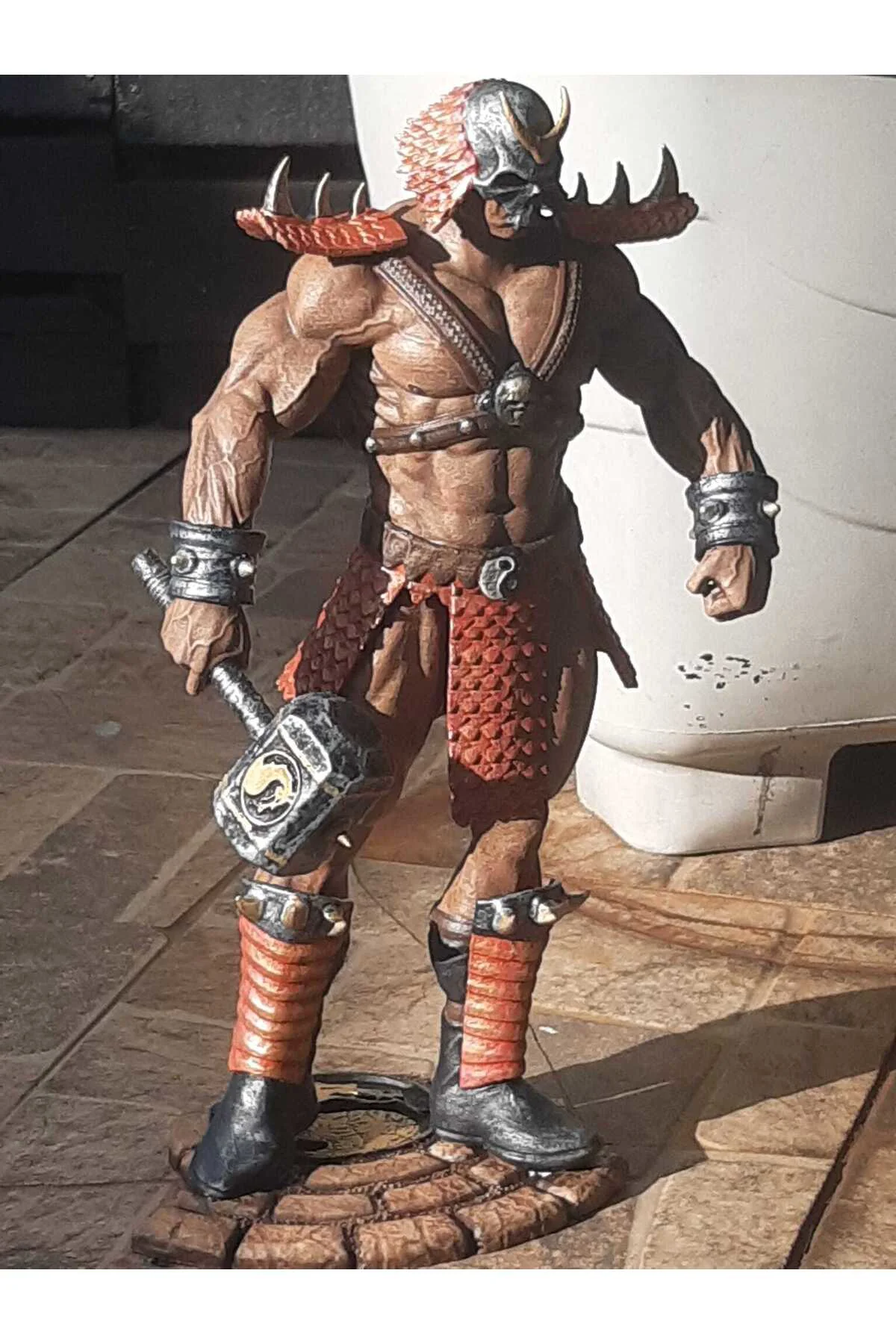 Mortal Kombat Shao Kahn Figür Mortal Kombat Shao Kahn Obje Büyük Boy 25CM