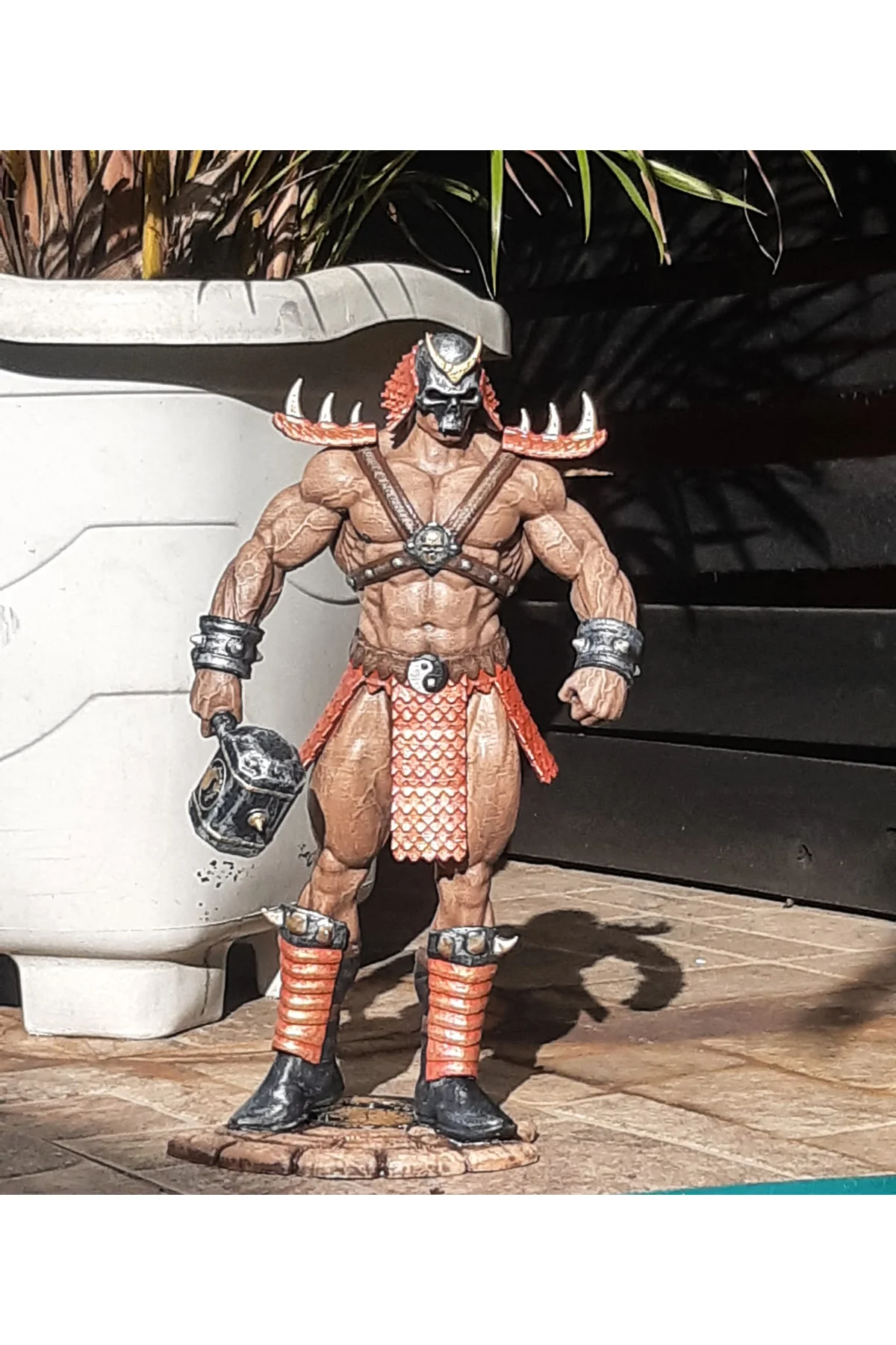 Mortal Kombat Shao Kahn Figür Mortal Kombat Shao Kahn Obje Büyük Boy 25CM