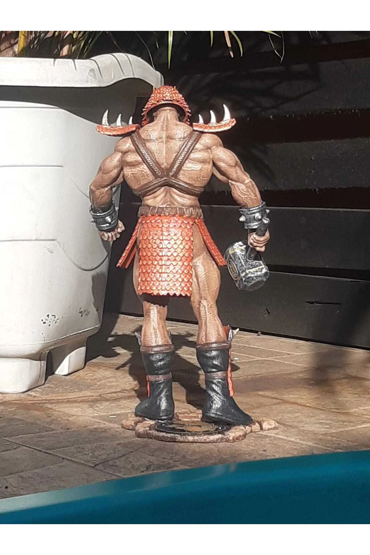 Mortal Kombat Shao Kahn Figür Mortal Kombat Shao Kahn Obje Büyük Boy 25CM