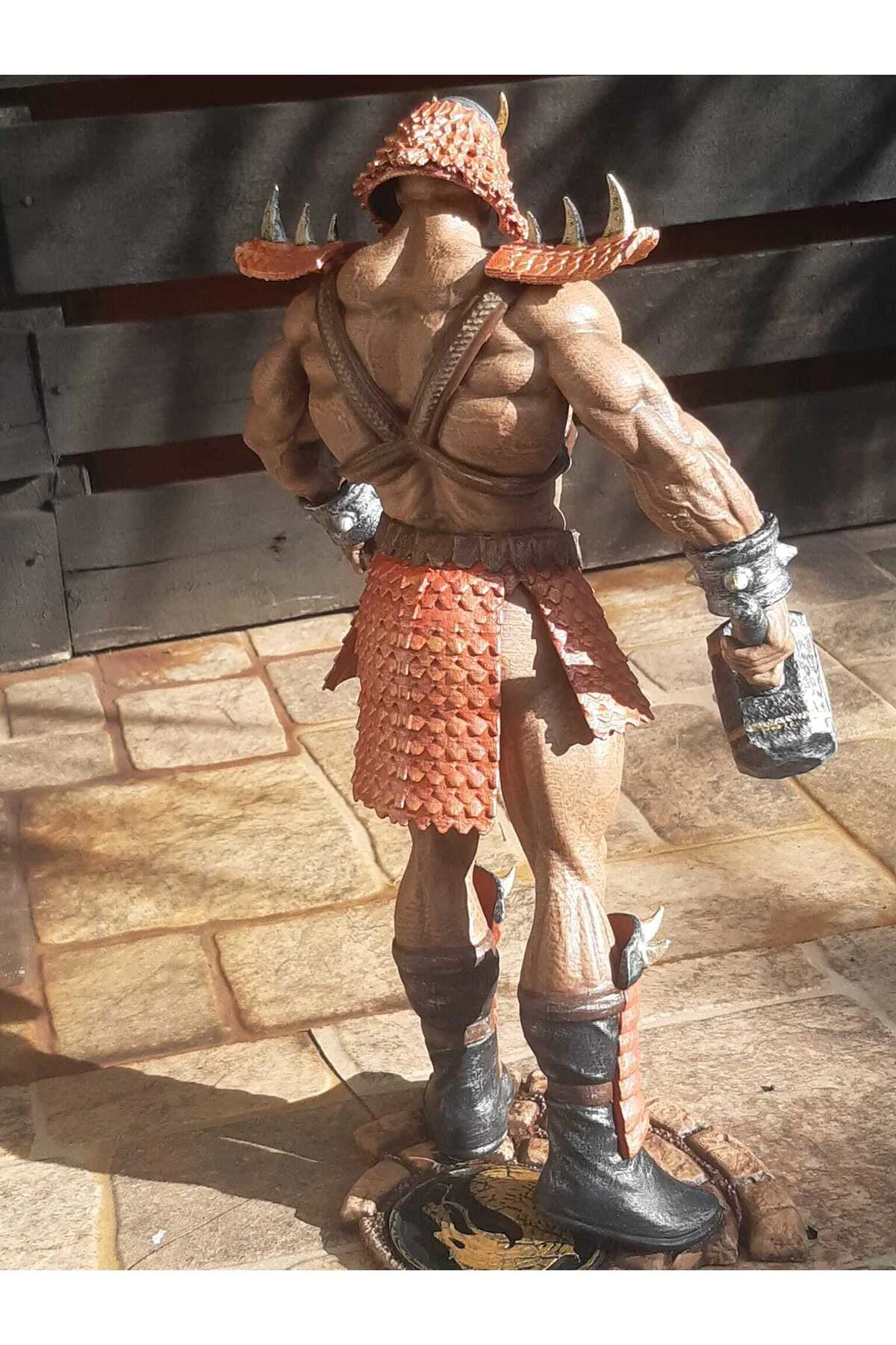 Mortal Kombat Shao Kahn Figür Mortal Kombat Shao Kahn Obje Büyük Boy 25CM