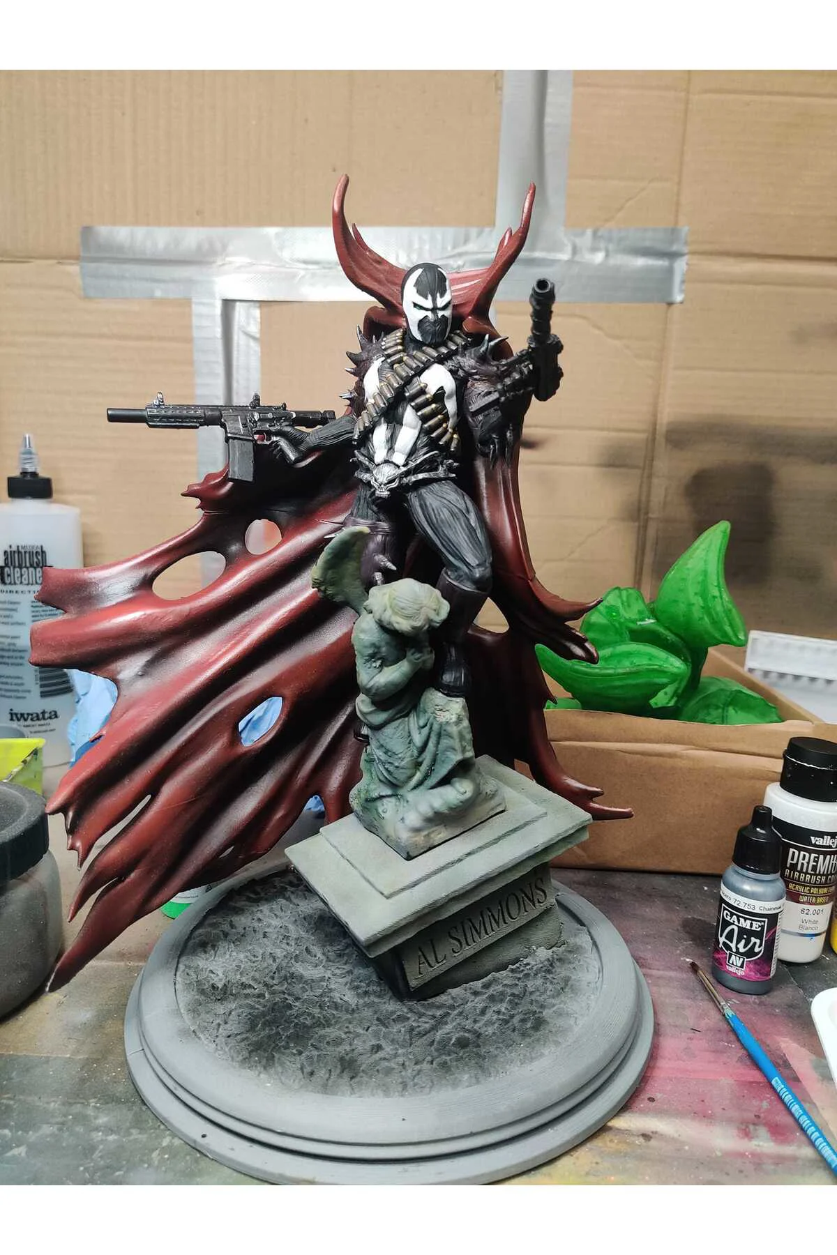 Mortal Kombat Spawn Figür Medieval Spawn Figür Büyük Boy 25CM