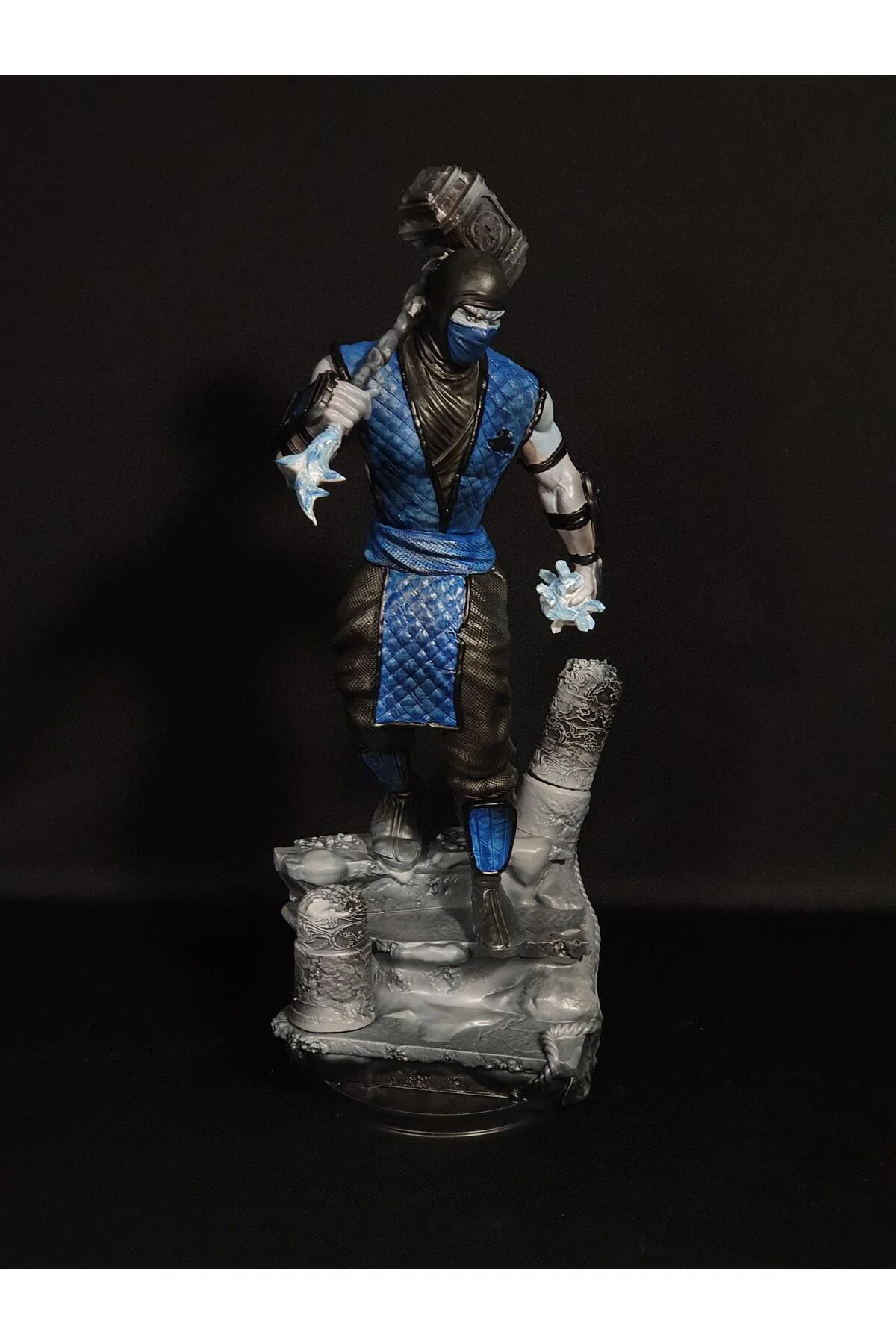 Mortal Kombat Subzero Figür Mortal Kombat Sub Zero Obje Büyük Boy 25CM