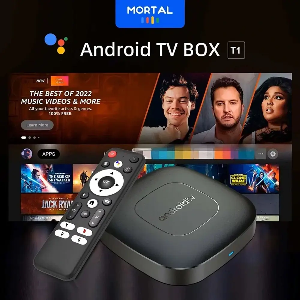 Mortal T1.Android Tv Box 2gb Ram -16 gb Hafıza Android 12 Tvbox (