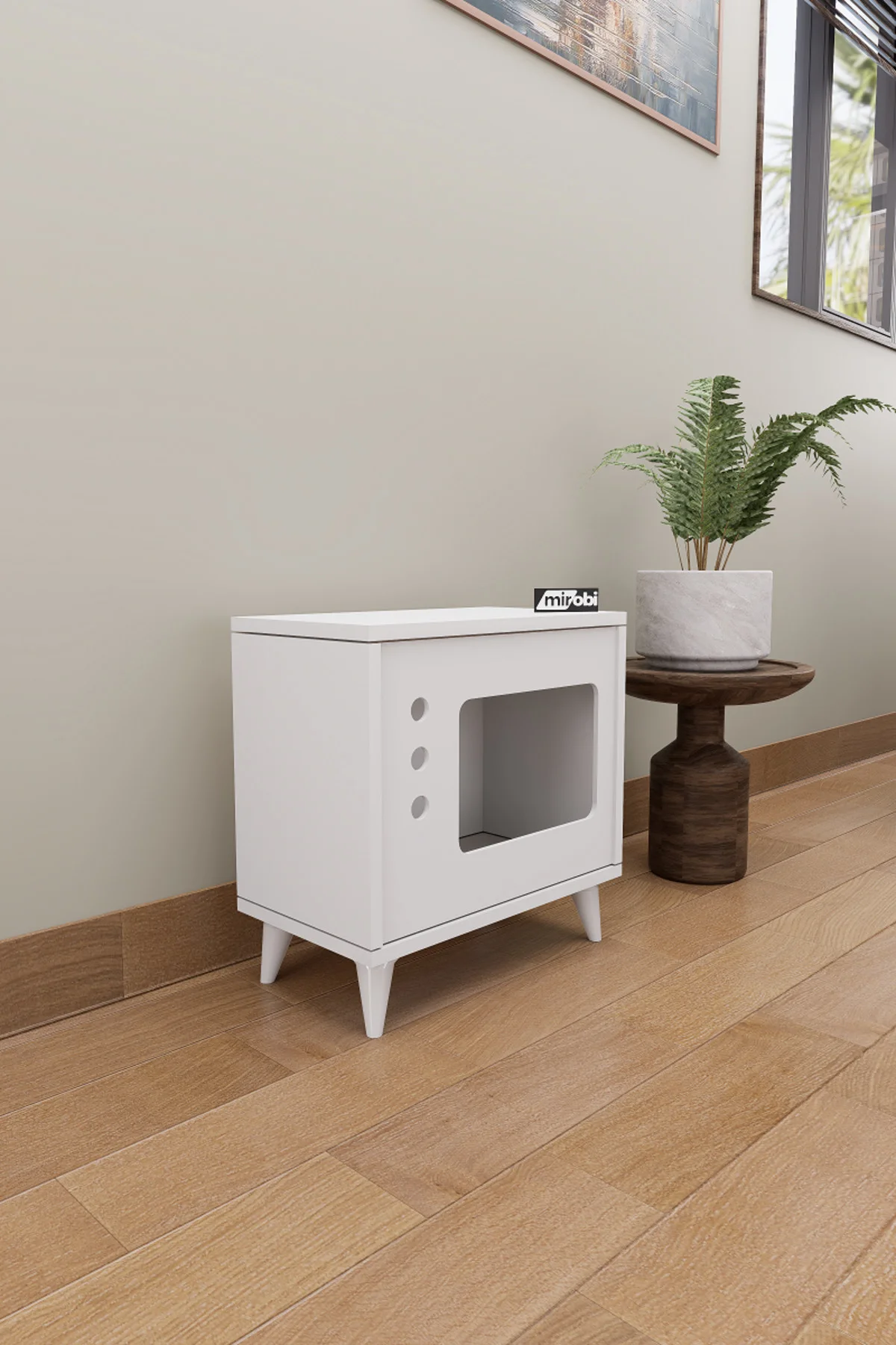 Mose Kedi Evi Kafesi Köpek Evi, Tv Görünümlü Kedi Evi İç Mekan Ev