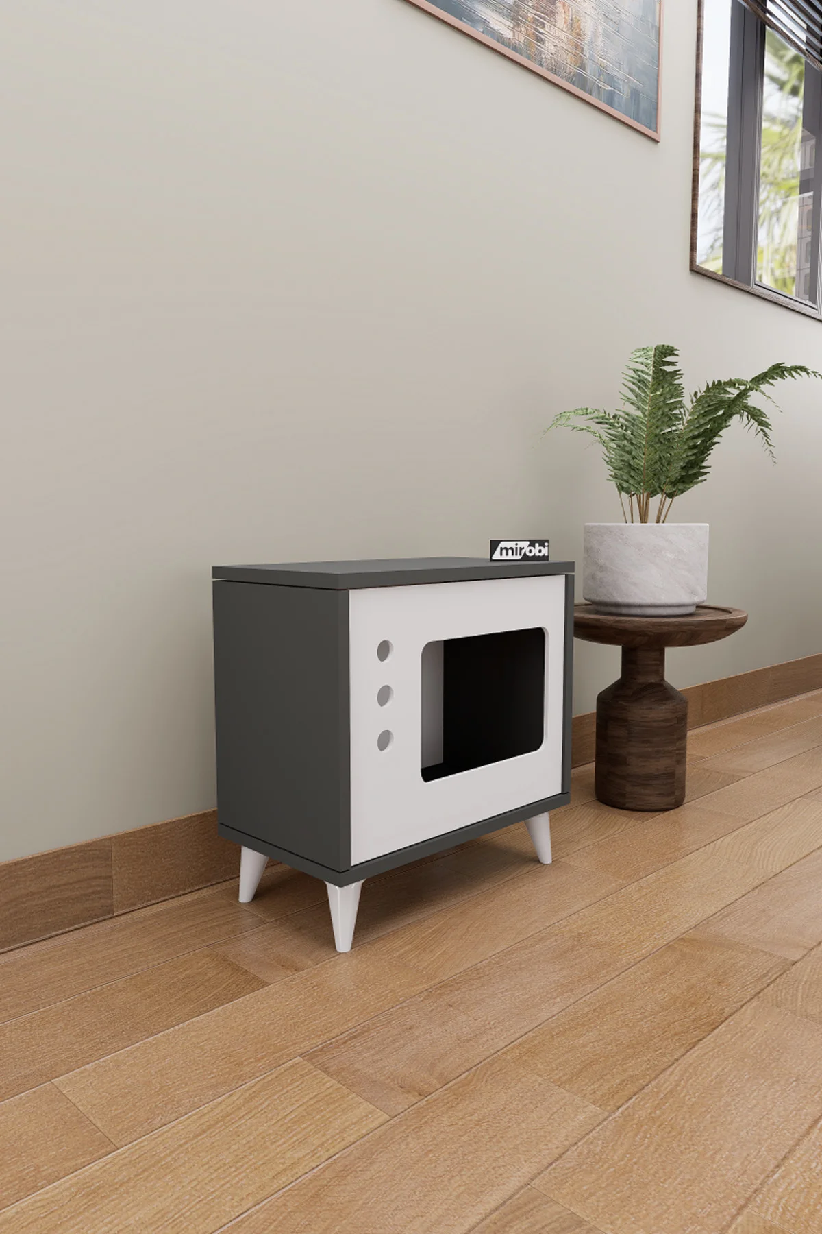 Mose Kedi Evi Kafesi Köpek Evi, Tv Görünümlü Kedi Evi İç Mekan Ev