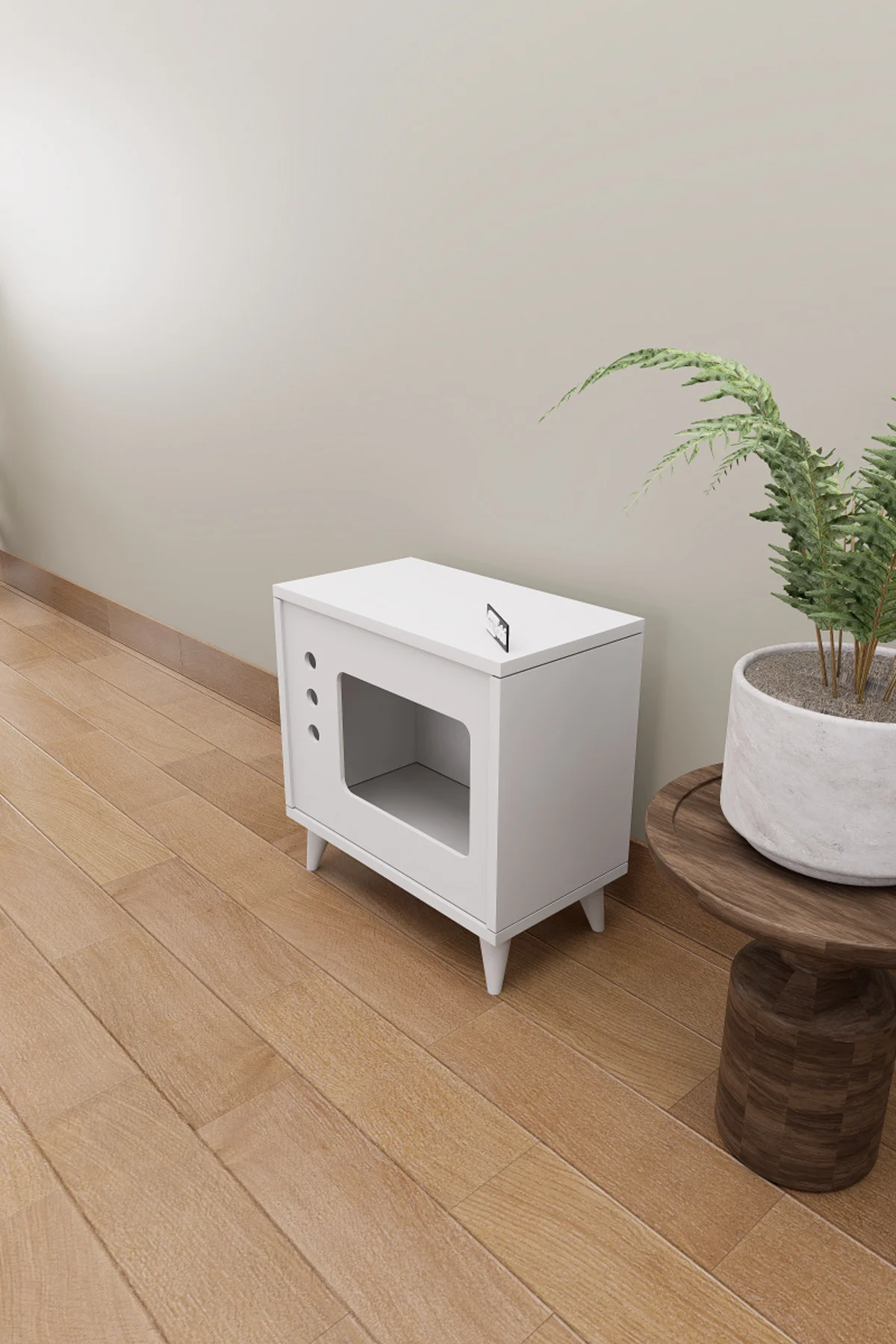 Mose Kedi Evi Kafesi Köpek Evi, Tv Görünümlü Kedi Evi İç Mekan Ev