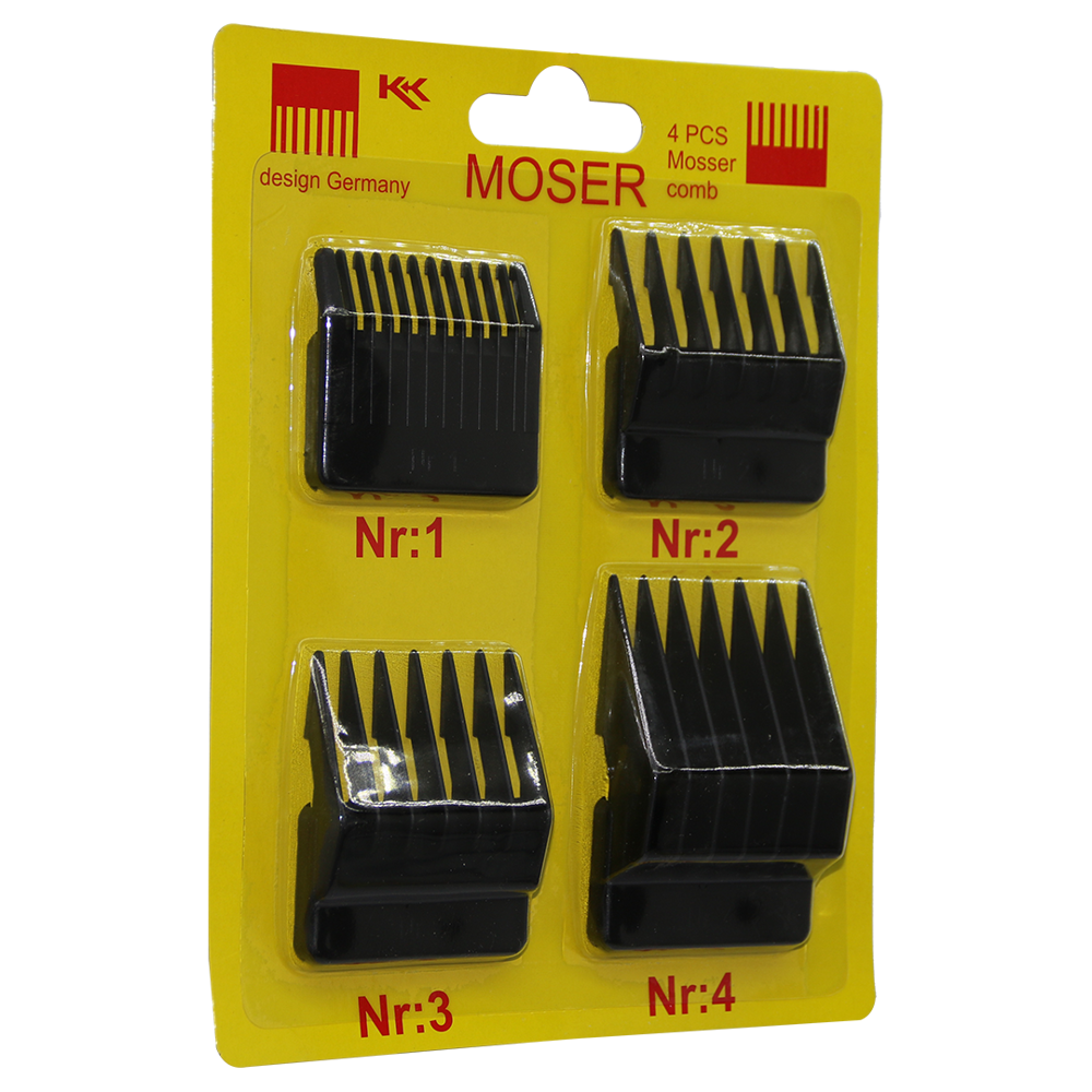 MOSER 4 PARÇA  MAKİNE TARAK SET