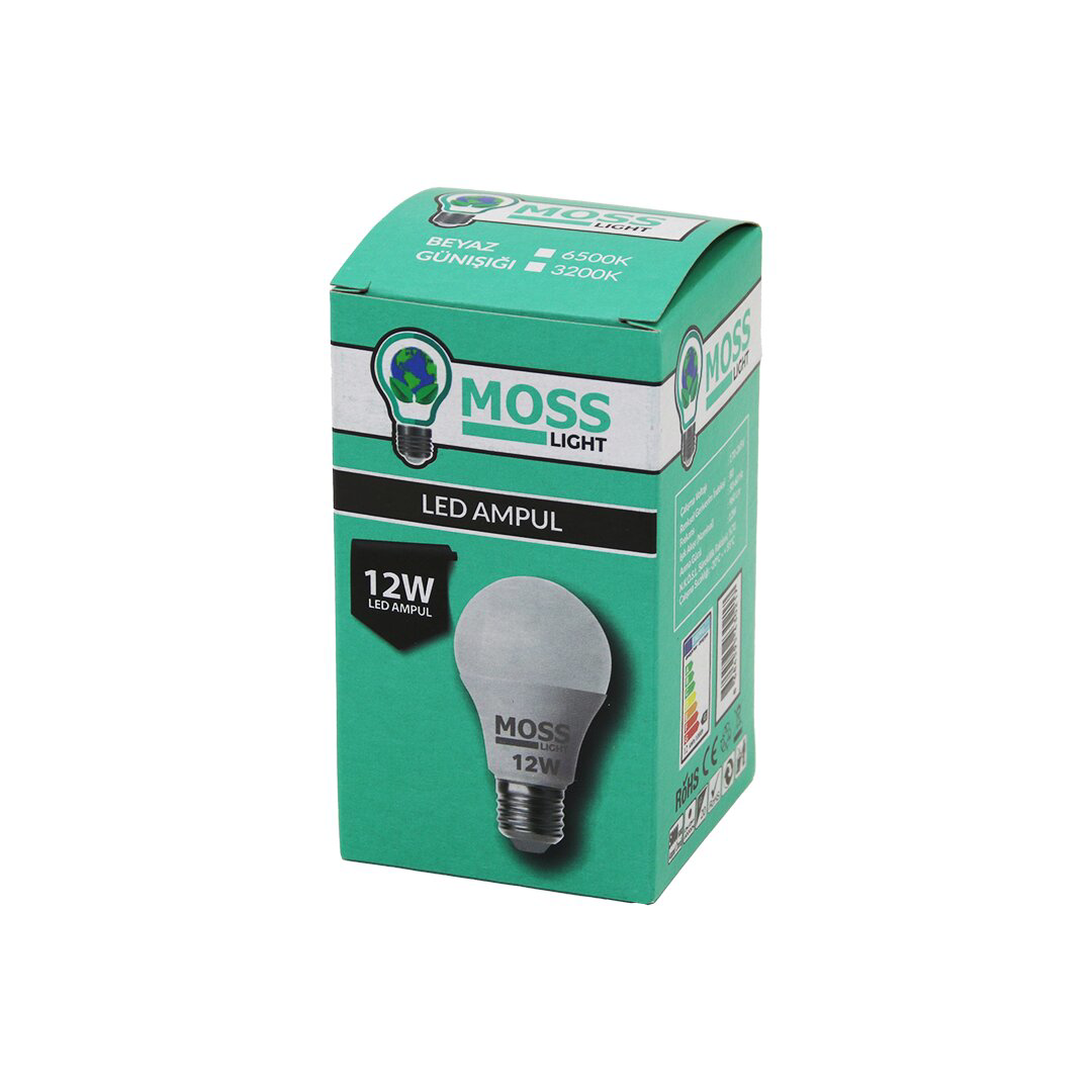 MOSS LIGHT  12W   BEYAZ  LED AMPUL  E27   960Lm   6500K (4741)